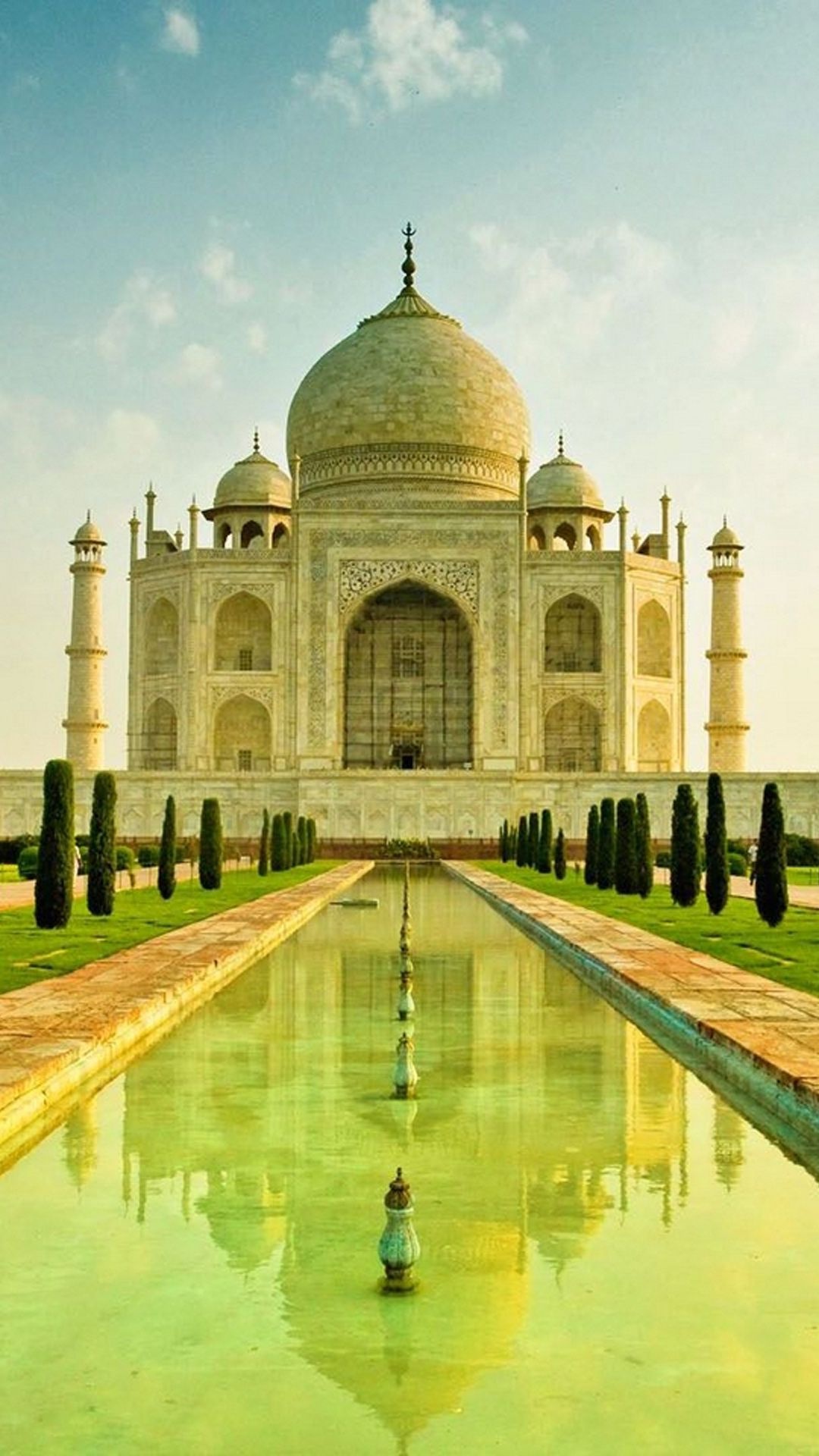 UNESCO travels, Taj Mahal India wallpapers, Taj Mahal India backgrounds, UNESCO, 1080x1920 Full HD Handy