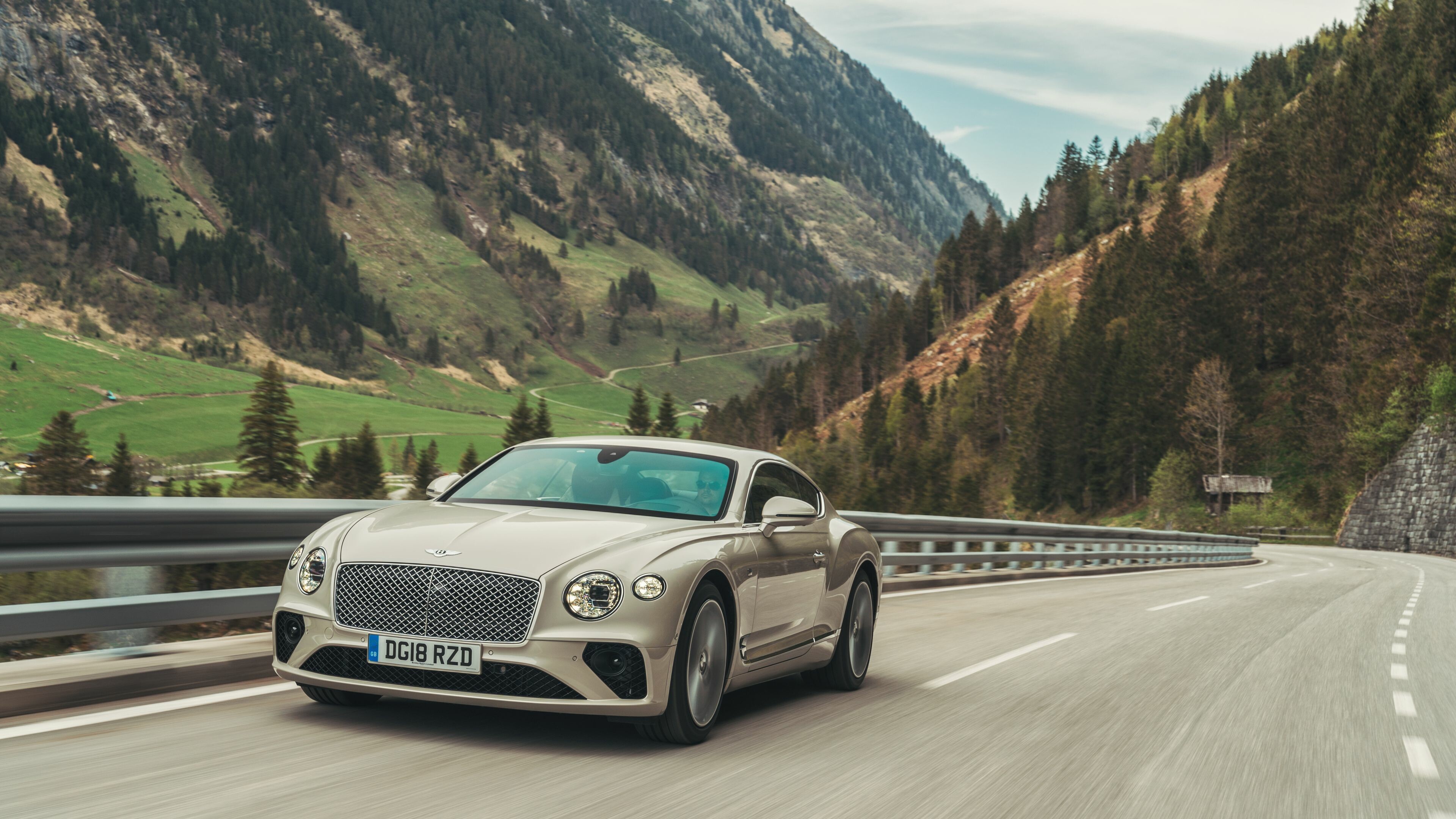Bentley: The automaker offers a compelling blend of old-world British charm mixed with modern luxury tech and performance courtesy of its owner, the Volkswagen Group. 3840x2160 4K Wallpaper.