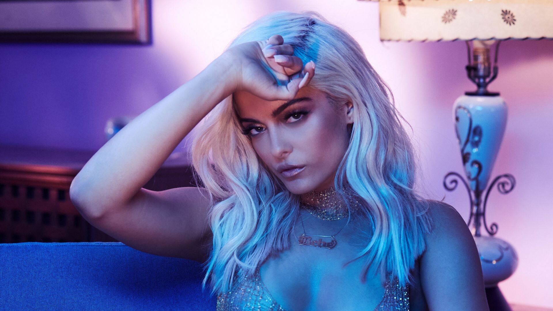 Bebe Rexha: The singer released an accessory line with Puma titled "Bebe X Puma" in March 2021. 1920x1080 Full HD Background.