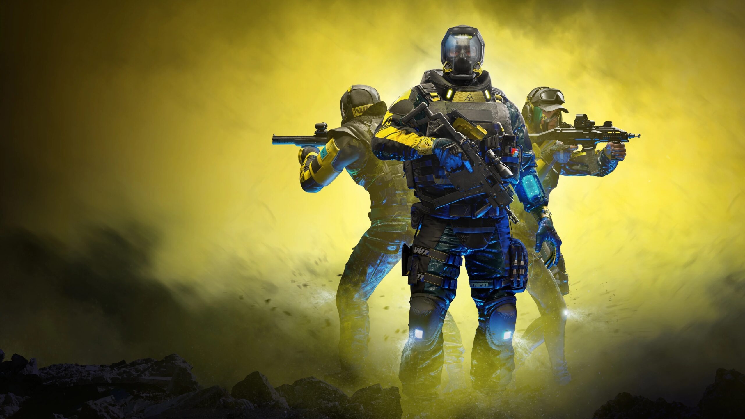 Rainbow Six Extraction: A Medium Armored Operator, Lion, Comes with his EE-ONE-D. 2560x1440 HD Wallpaper.