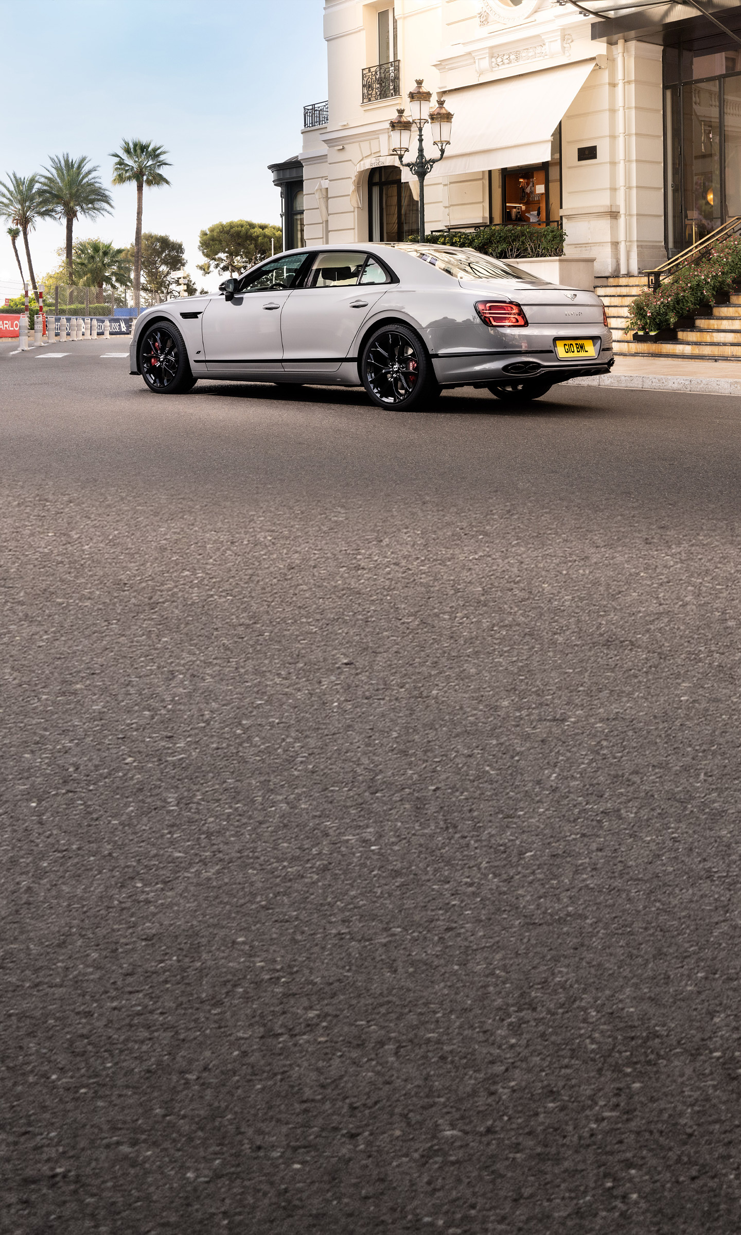 Bentley Flying Spur, Rear view sophistication, Elegant tail end, Striking curves, 1440x2400 HD Phone