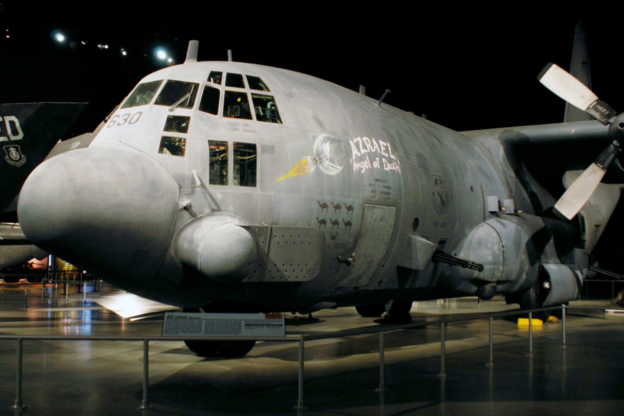 Lockheed AC-130, Spectre display, United States Air Force, Historical aircraft, 2000x1340 HD Desktop