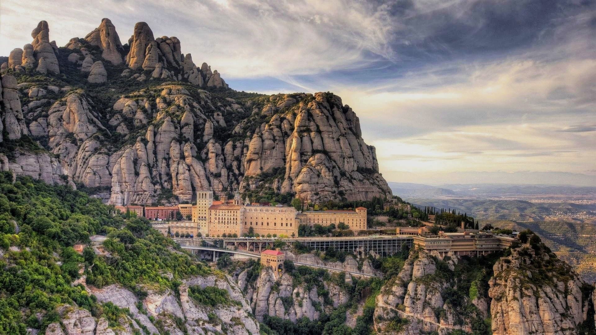 Montserrat, Travel, Scenic wallpapers, Nature, 1920x1080 Full HD Desktop