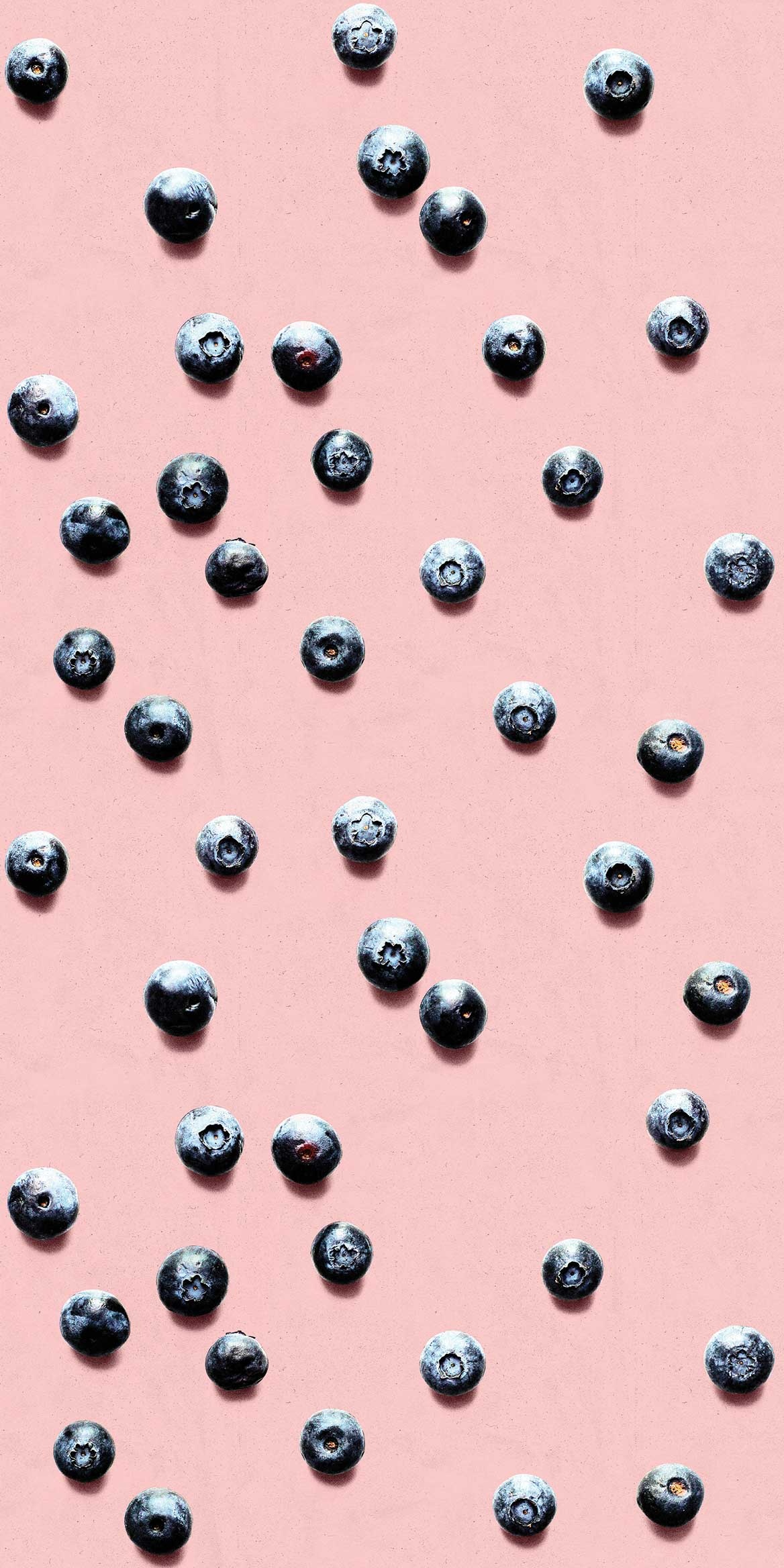 Pink blueberry wallpaper, Feminine design, Stylish background, Artistic touch, 1170x2340 HD Handy