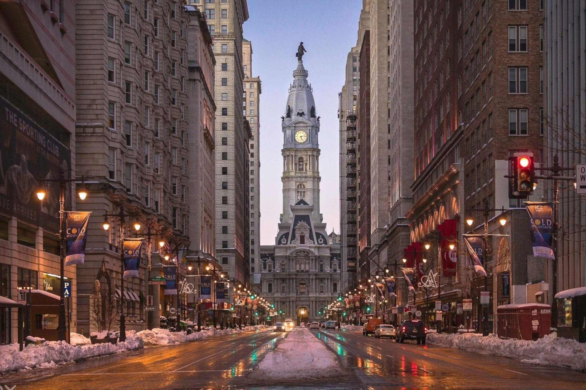 Philadelphia winter wallpapers, Snowy landscapes, Holiday season, Pennsylvania travels, 2050x1370 HD Desktop