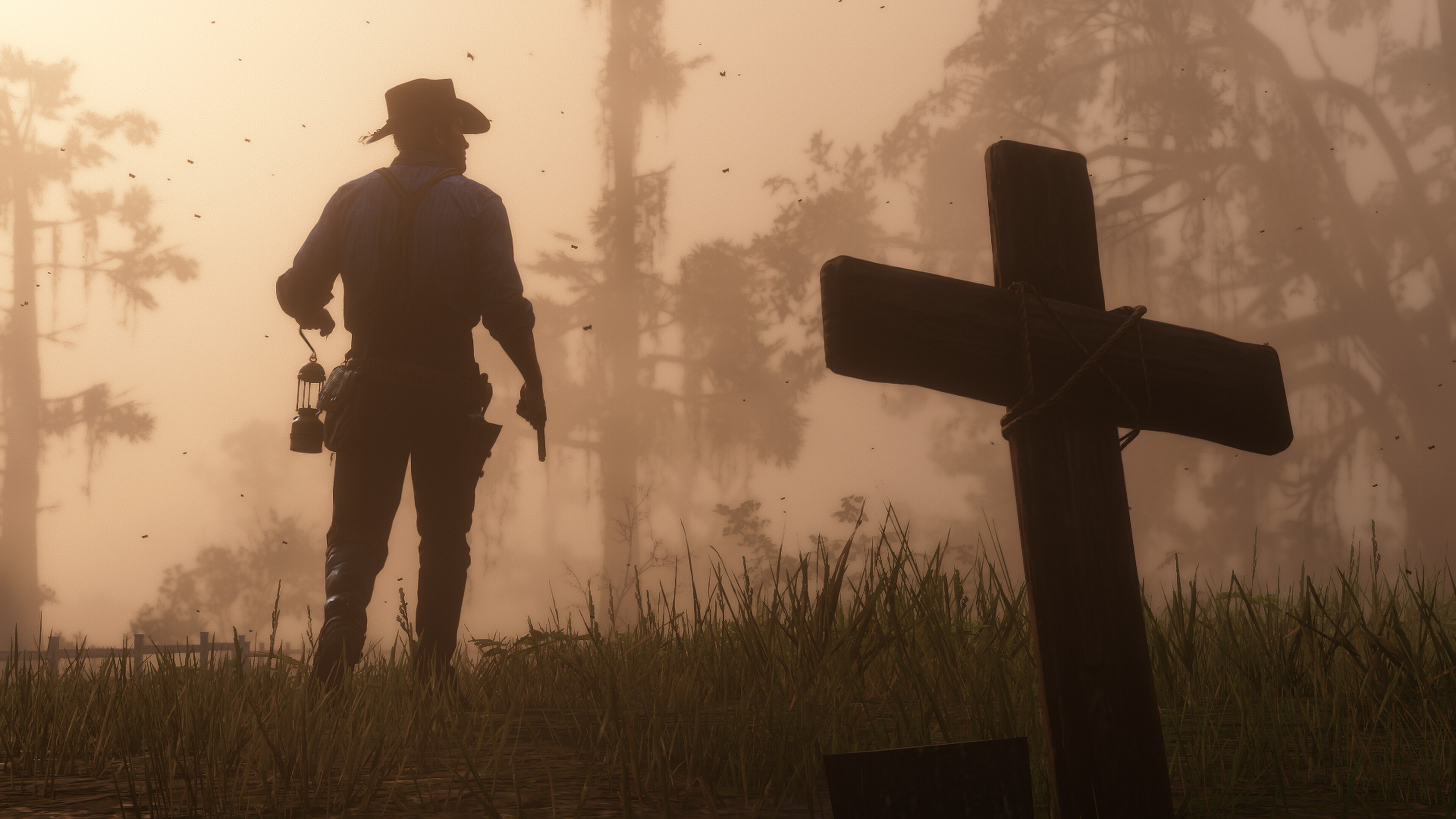 Red Dead Redemption: The game is set in 1899, A 2018 action-adventure game. 3840x2160 4K Background.
