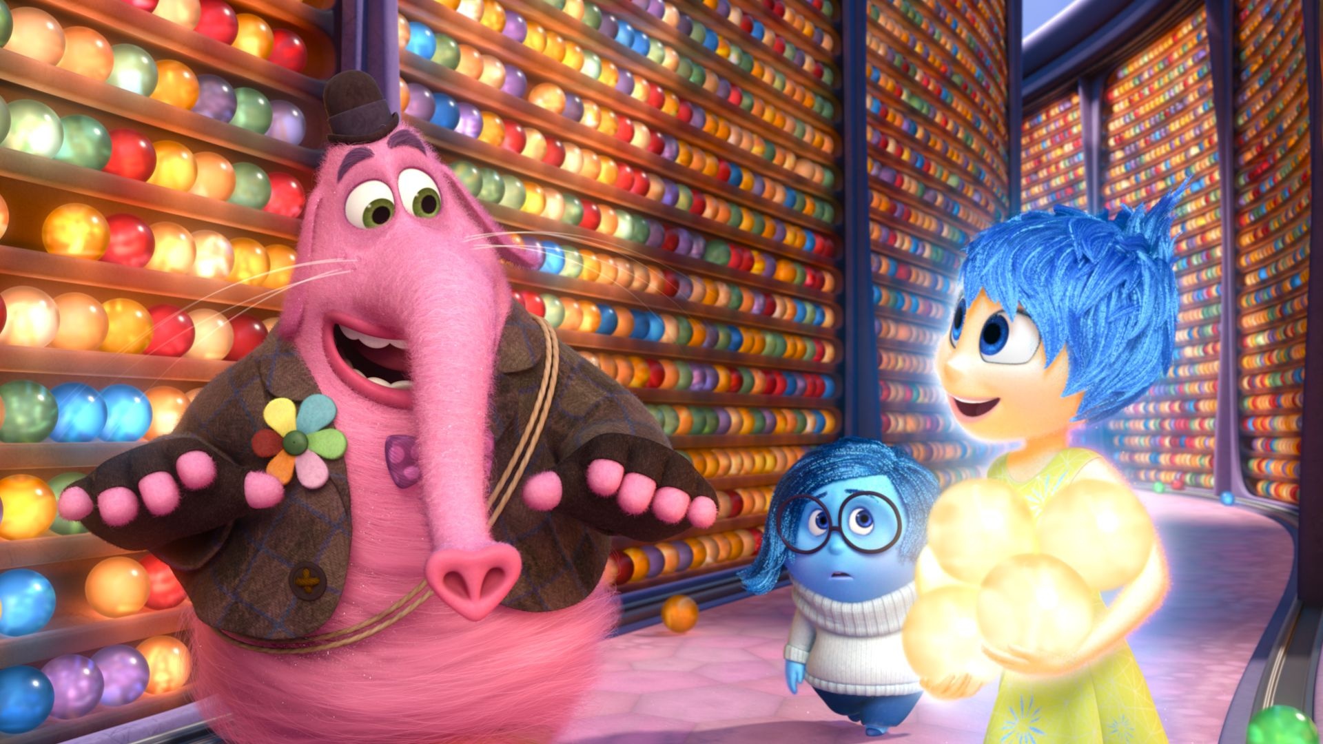 Inside Out animation, Pixar's tear-jerker, Heartwarming story, Emotional journey, 1920x1080 Full HD Desktop