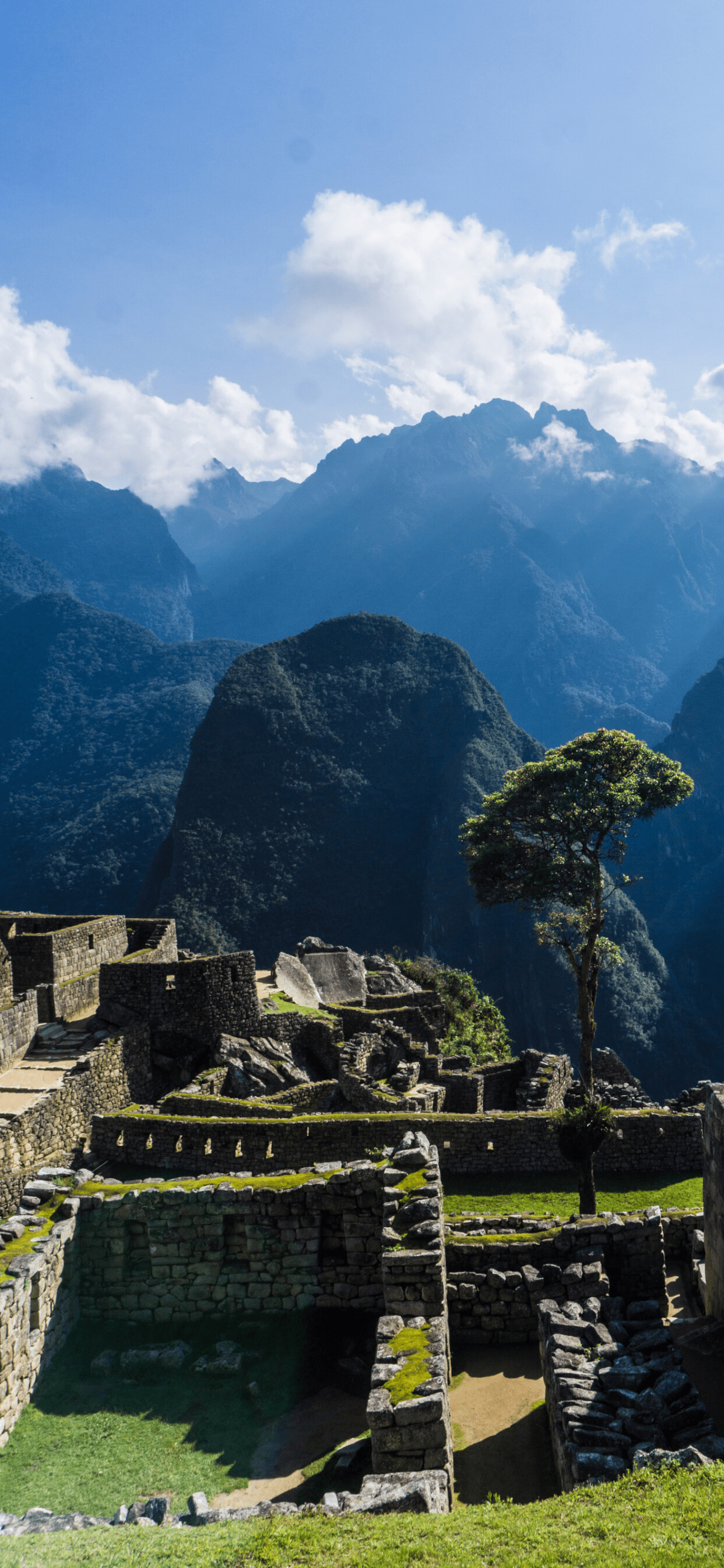 Machu Picchu: A symbol of the Incan Empire, Highland. 1250x2690 HD Background.
