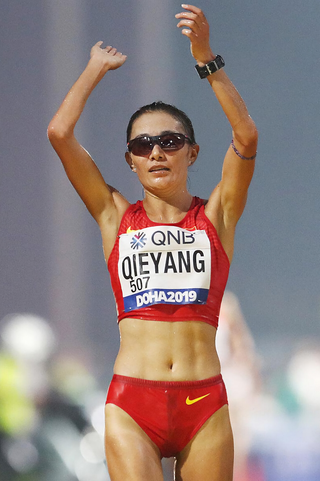 Qieyang Shenjie, Track and field prodigy, Racewalking specialist, Championship contender, 1280x1920 HD Handy