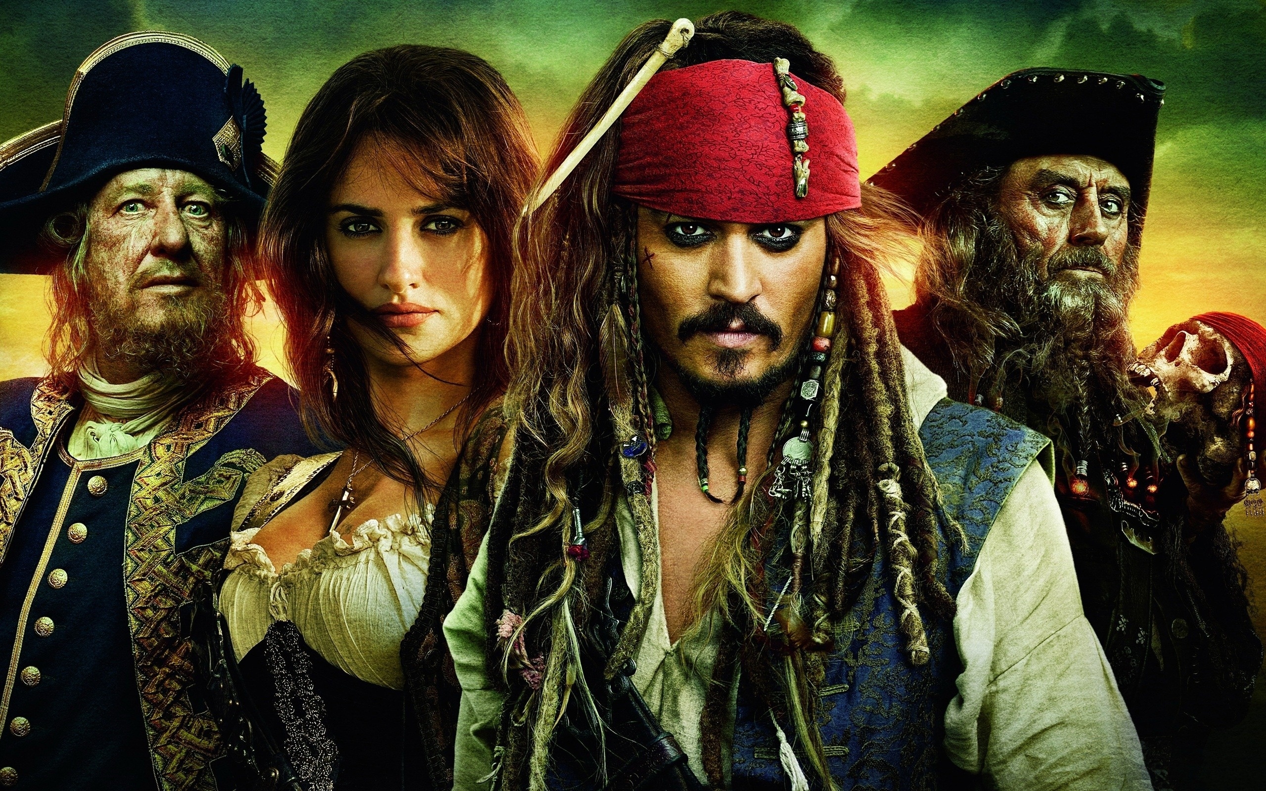 Angelica Teach, Blackbeard, Pirates of the Caribbean, Wallpaper resolution, 2560x1600 HD Desktop