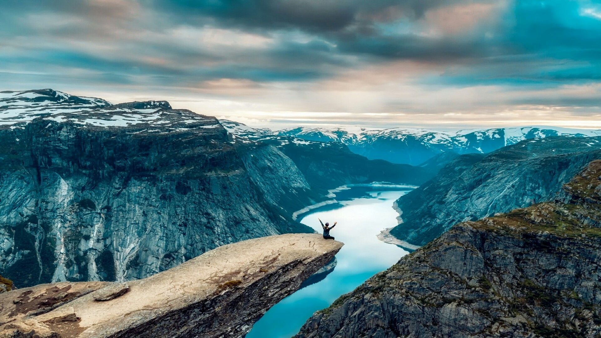 Fjord wallpaper, Posted by Sarah Walker, Stunning Norwegian scenery, Breathtaking landscapes, 1920x1080 Full HD Desktop