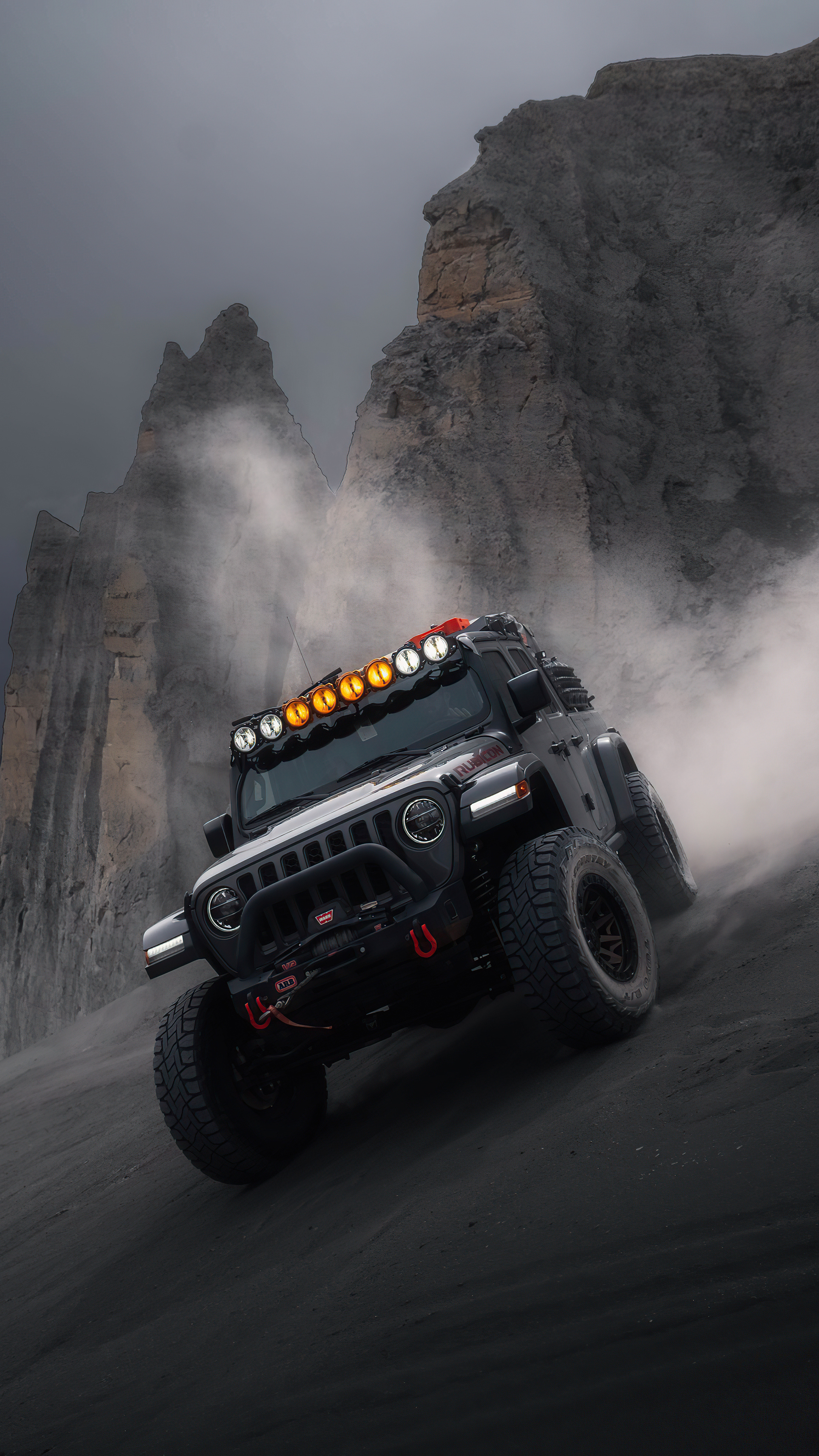 Jeep Gladiator, Auto, Off-road adventure, Powerful performance, 2160x3840 4K Phone