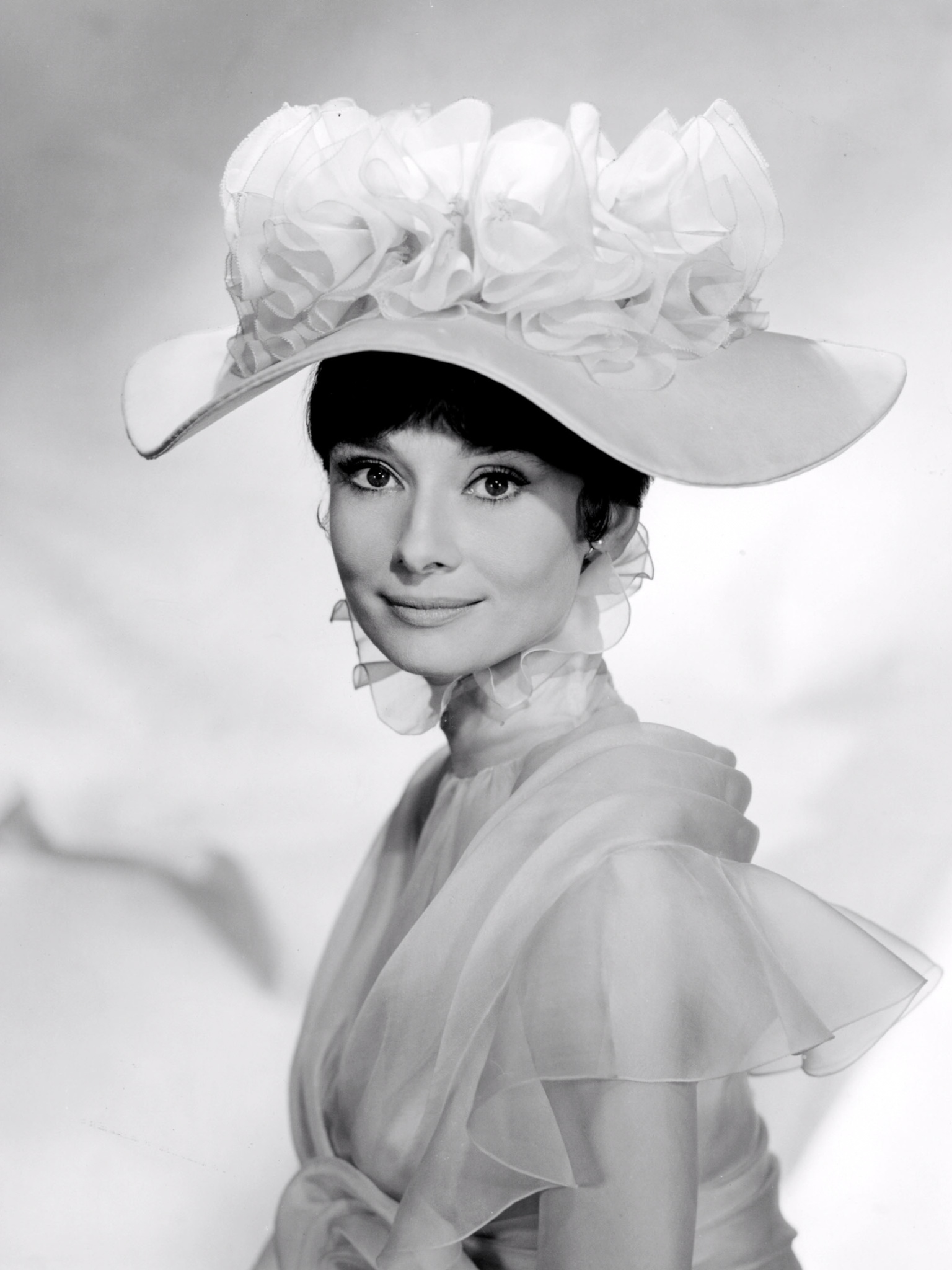 Audrey Hepburn's iconic hat, Fashion inspiration, Unforgettable look, Iconic fashion moment, 1540x2050 HD Phone