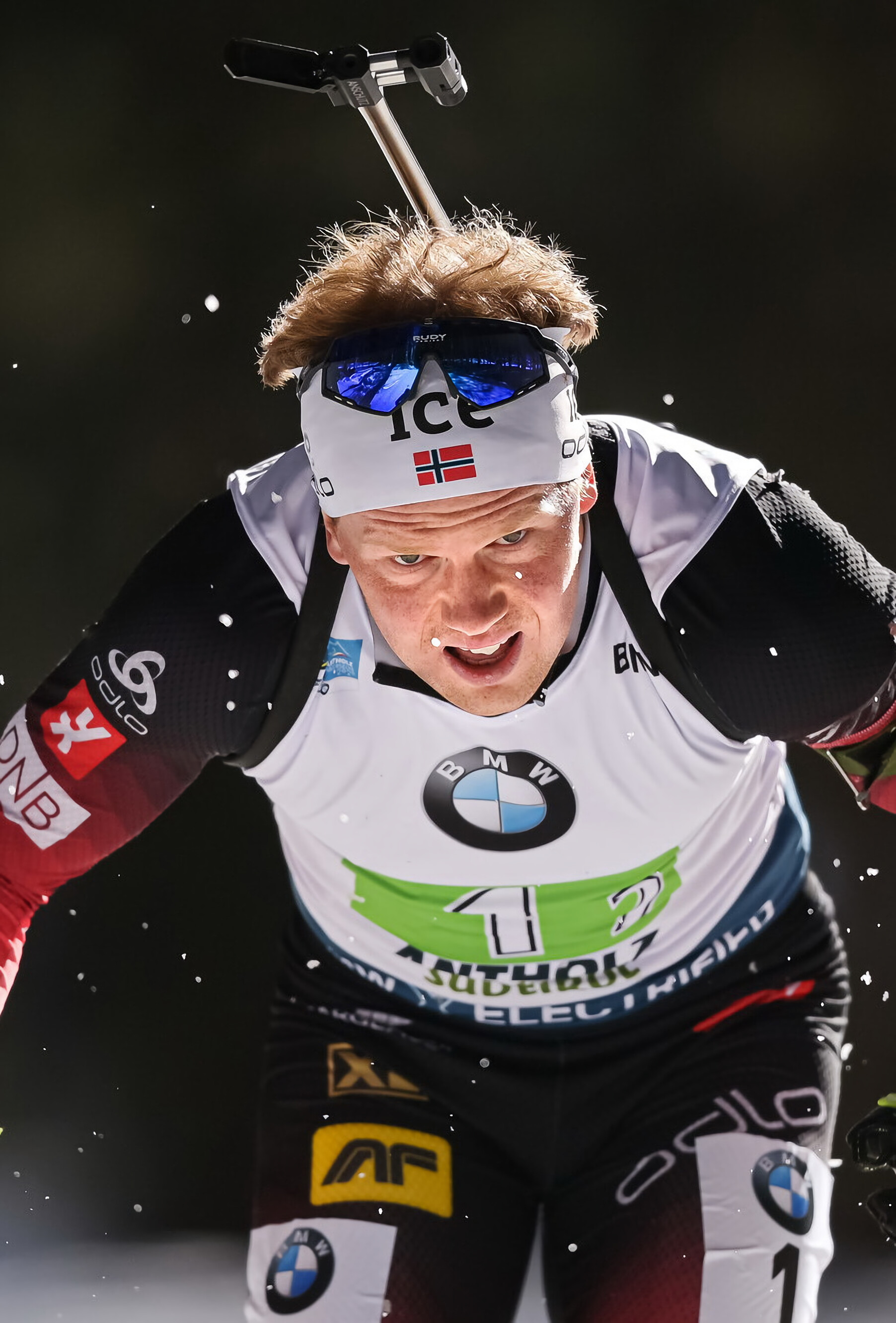 Johannes Dale, Biathlon champion, Nordic skiing, Olympic aspirations, 1810x2670 HD Phone