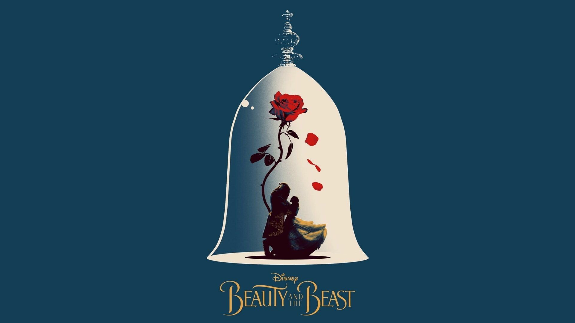 Beauty and the Beast: The Enchanted Rose, A mystical flower. 1920x1080 Full HD Wallpaper.