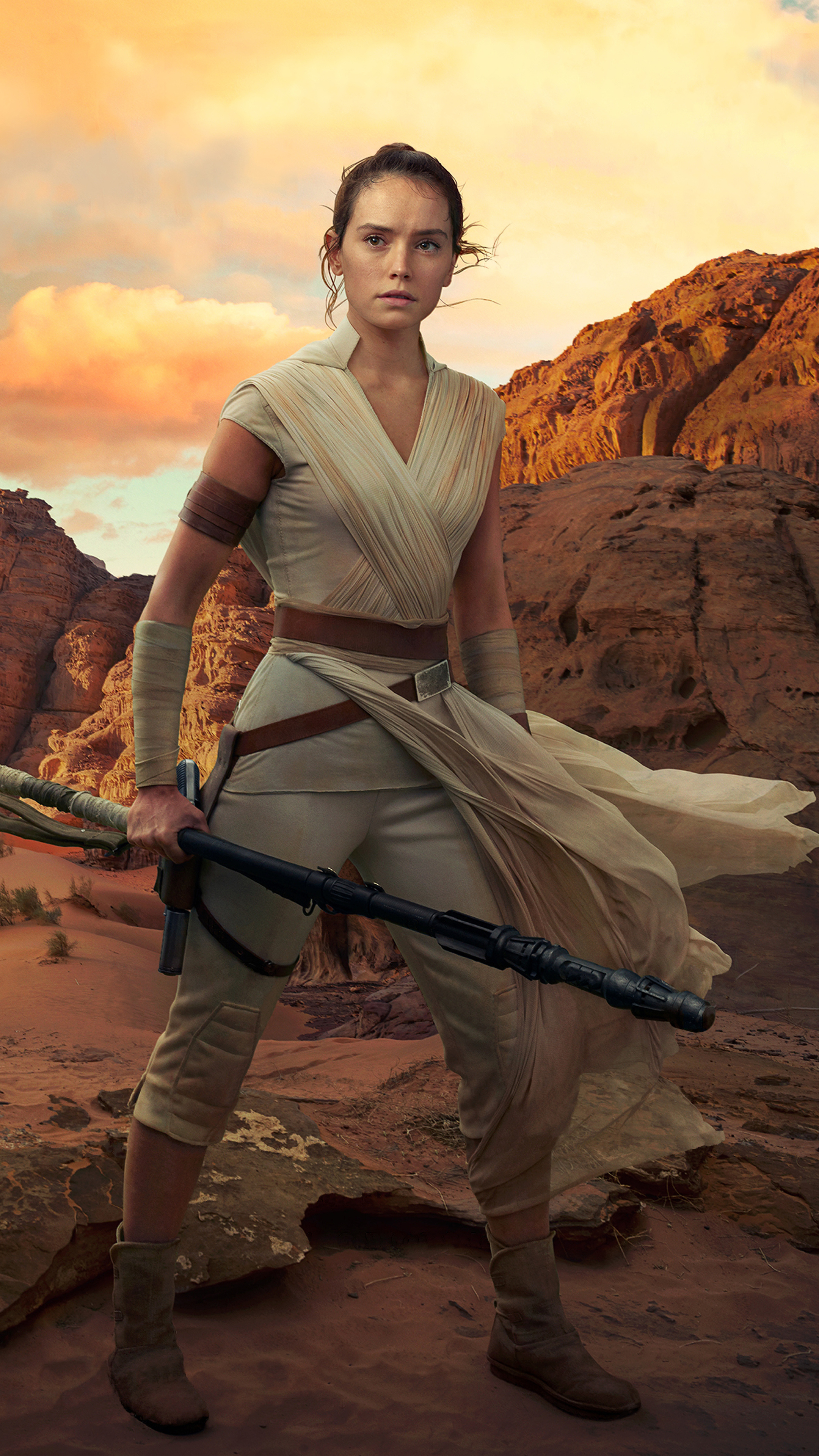 Rey (Star Wars), The Rise of Skywalker, Sony Xperia wallpaper, HD 4K image, 2160x3840 4K Phone