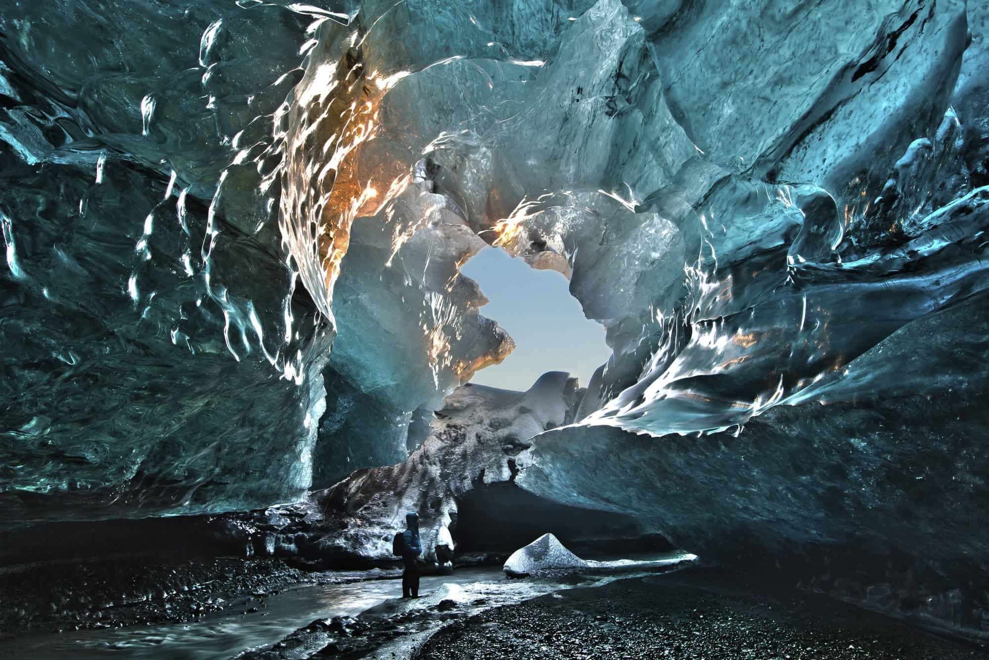 Myrdalsjokull Glacier, Eishöhle Wallpaper, 2000x1340 HD Desktop
