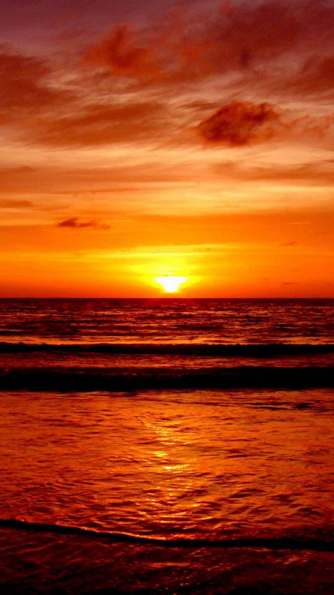 Mobile sunset, Vibrant colors, Phone backgrounds, Tranquil scenes, 1080x1920 Full HD Phone