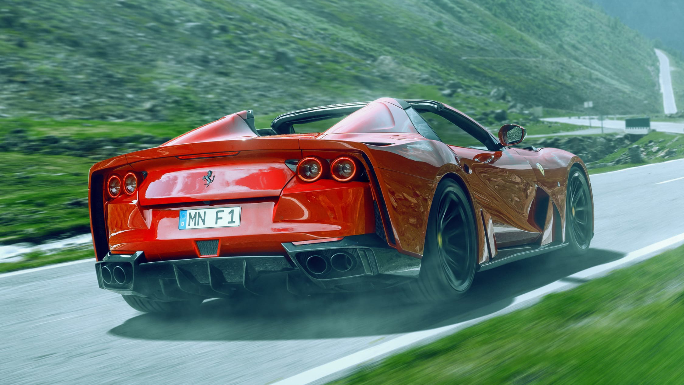 Novitec Ferrari 812 GTS, Exclusive customization, Unleash your inner speed demon, 2250x1270 HD Desktop