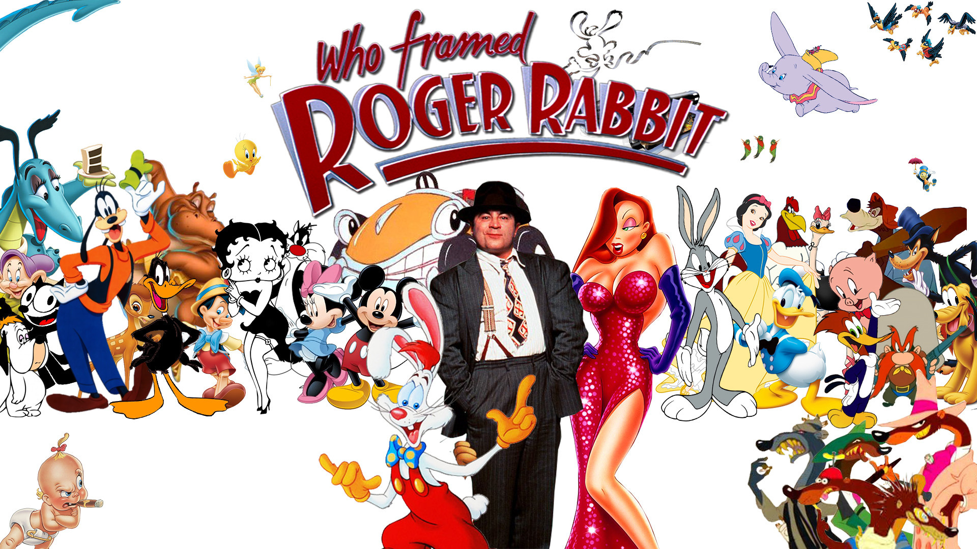 Roger Rabbit Animation, Jessica Rabbit wallpaper, 1920x1080 Full HD Desktop