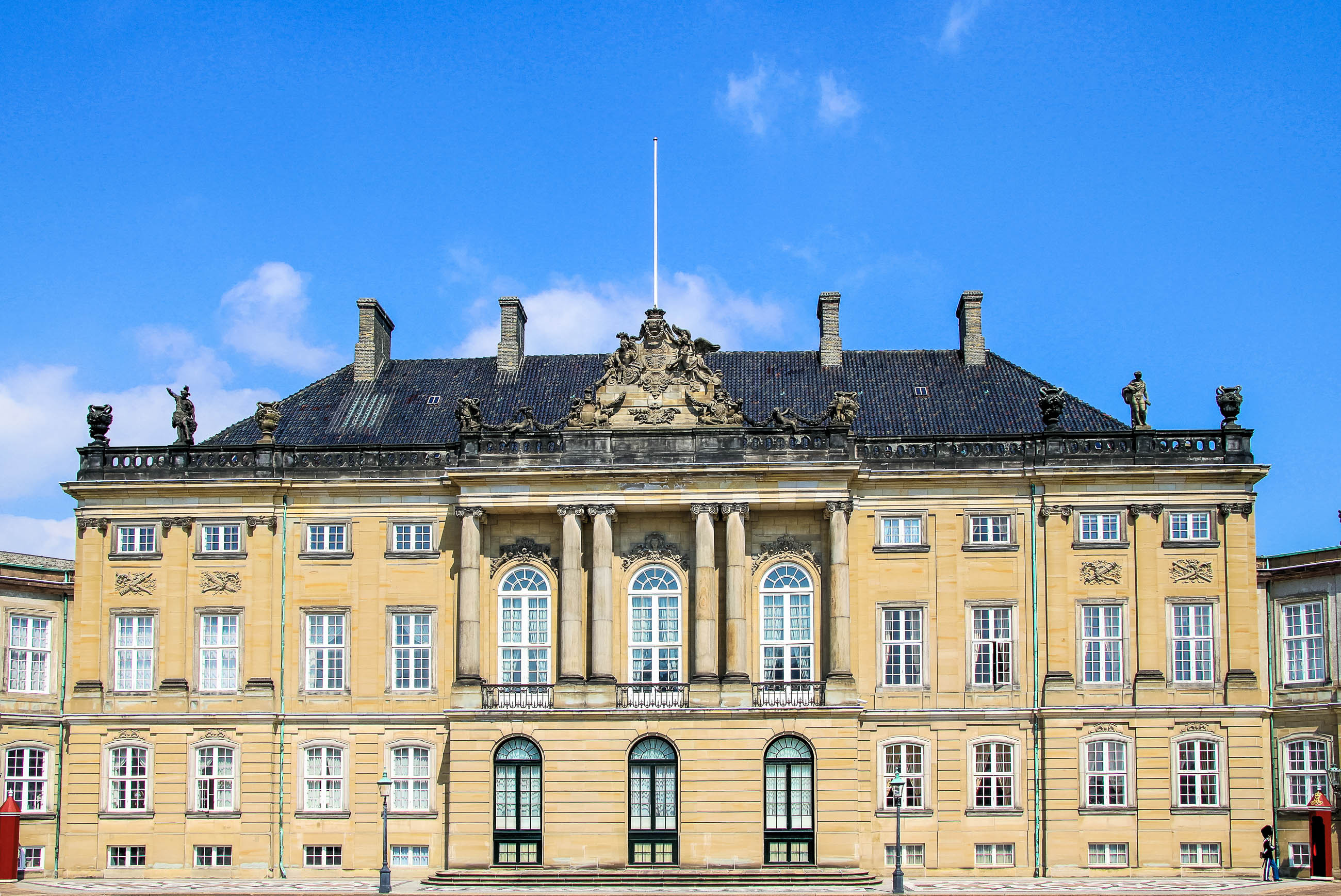 Amalienborg palace, Copenhagen landmark, Franks travelbox, Denmark travel, 2600x1740 HD Desktop