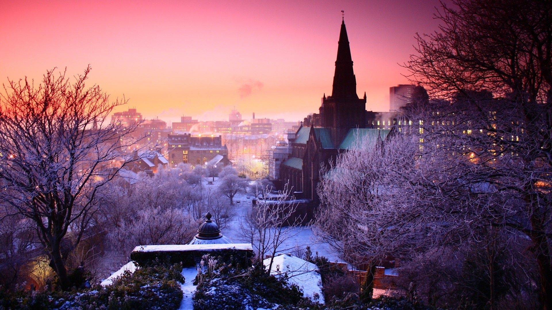 Glasgow Scotland travels, Winter in Scotland, Top free winter, Scotland backgrounds, 1920x1080 Full HD Desktop