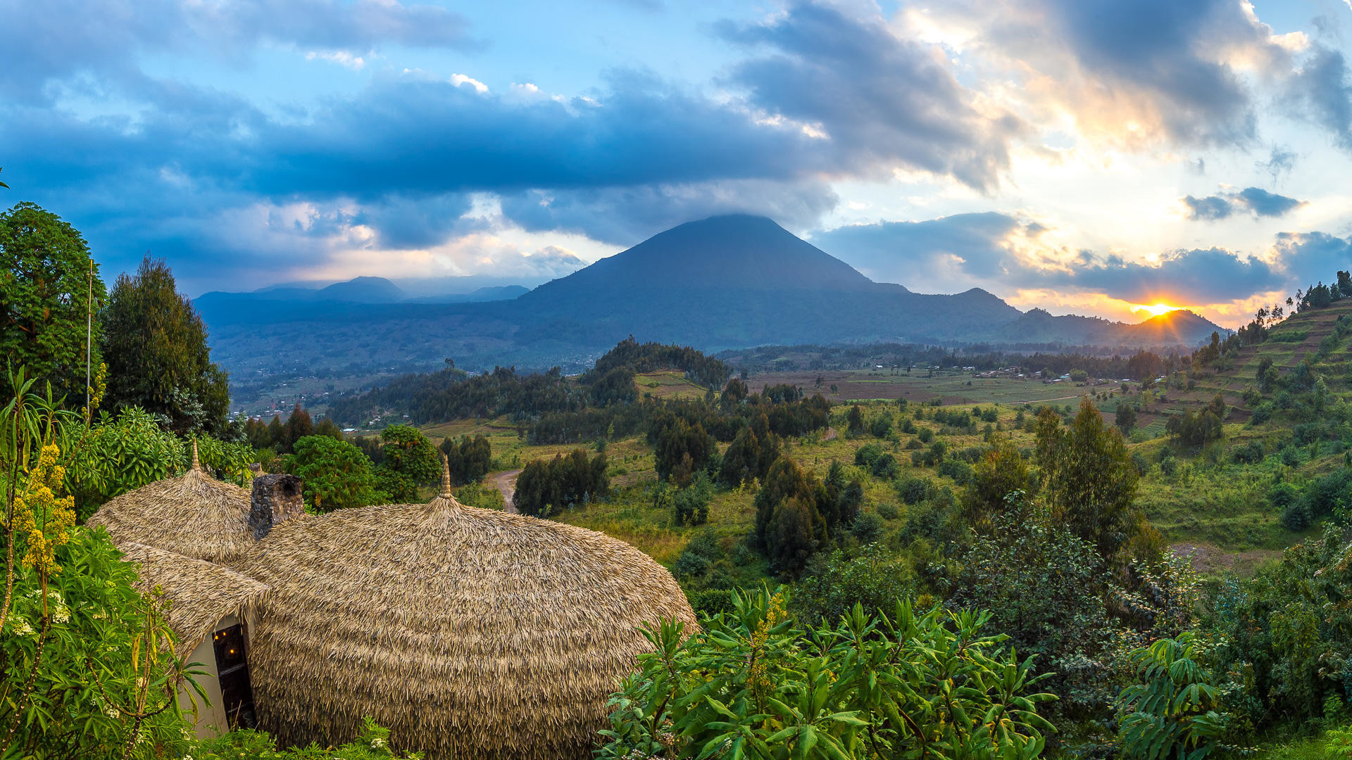 Virunga National Park, Ruanda, Travel, African adventure, 1920x1080 Full HD Desktop