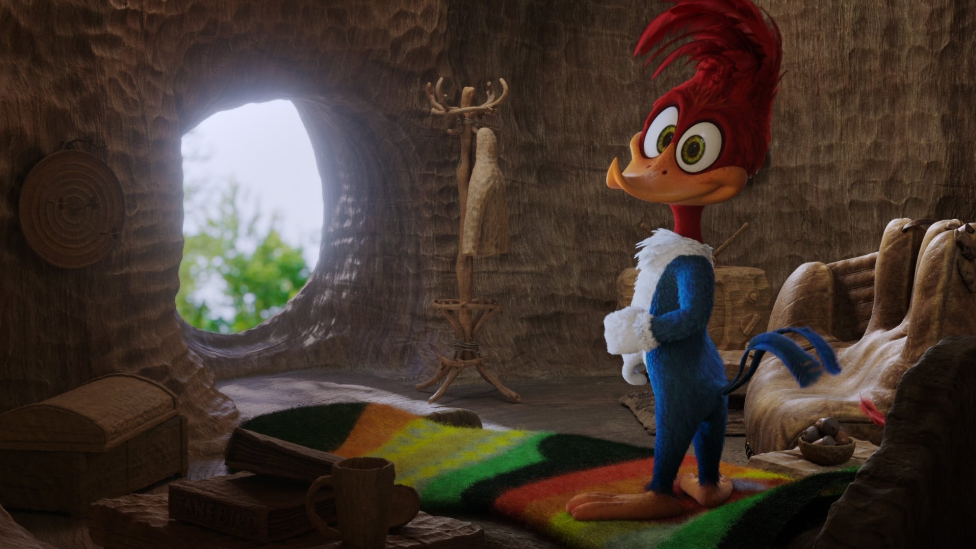 Woody Woodpecker, Animated movie, Funny character, Cartoon backgrounds, 1920x1080 Full HD Desktop