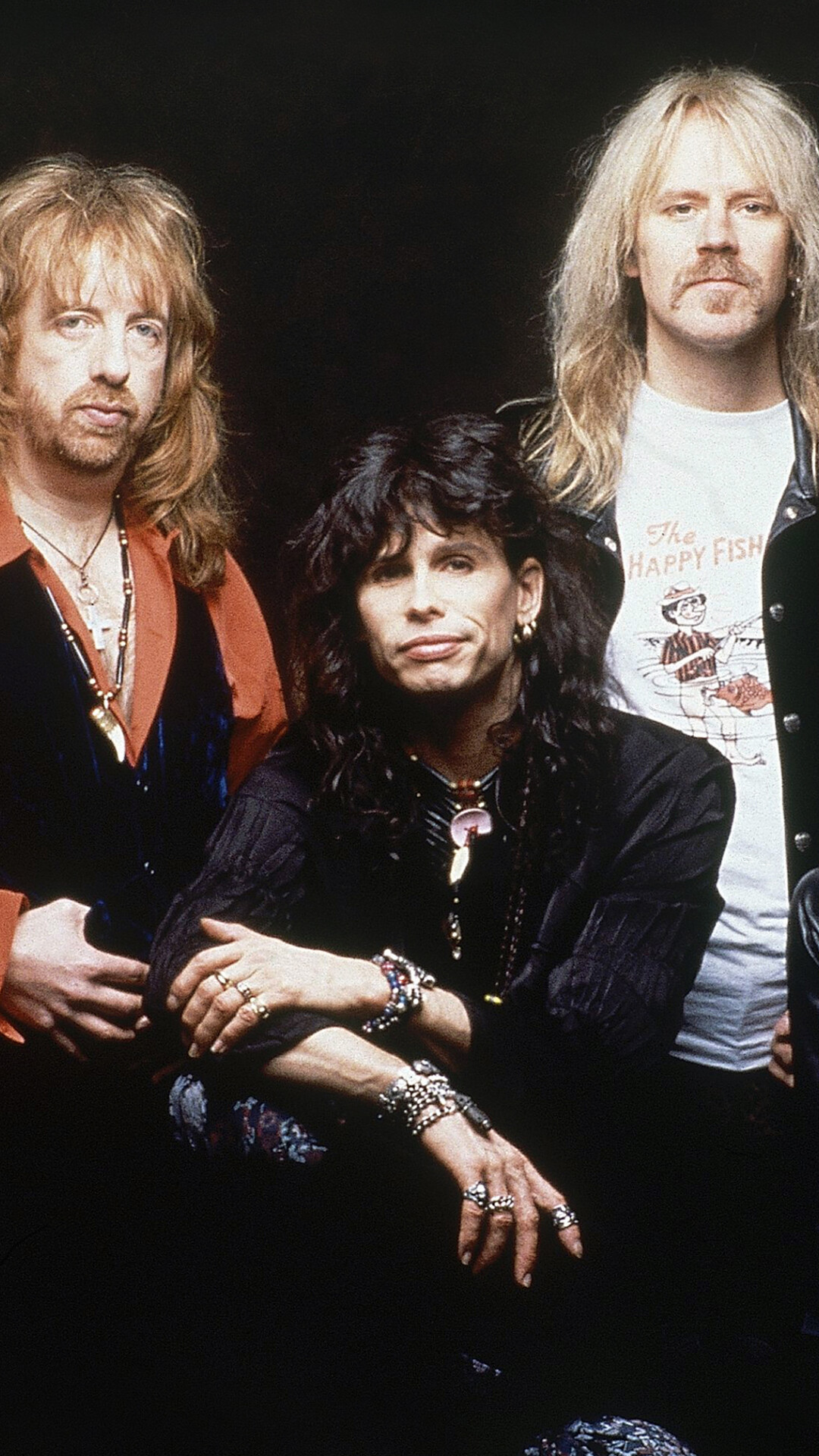 Aerosmith: The band was inducted into the Rock and Roll Hall of Fame in 2001. 1080x1920 Full HD Wallpaper.
