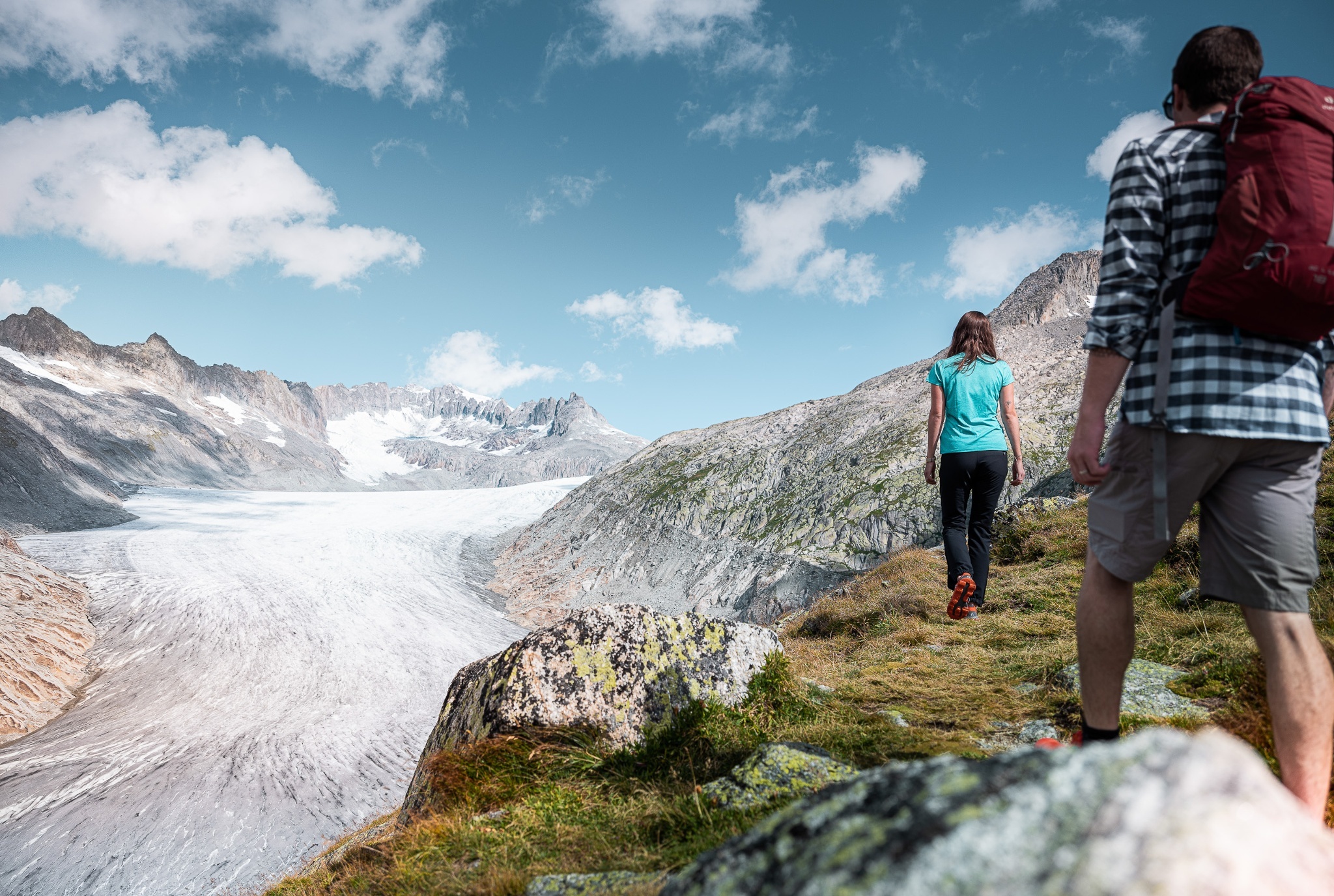 Rhone Glacier, Furkapass, Hiking route, Swiss, 2050x1380 HD Desktop