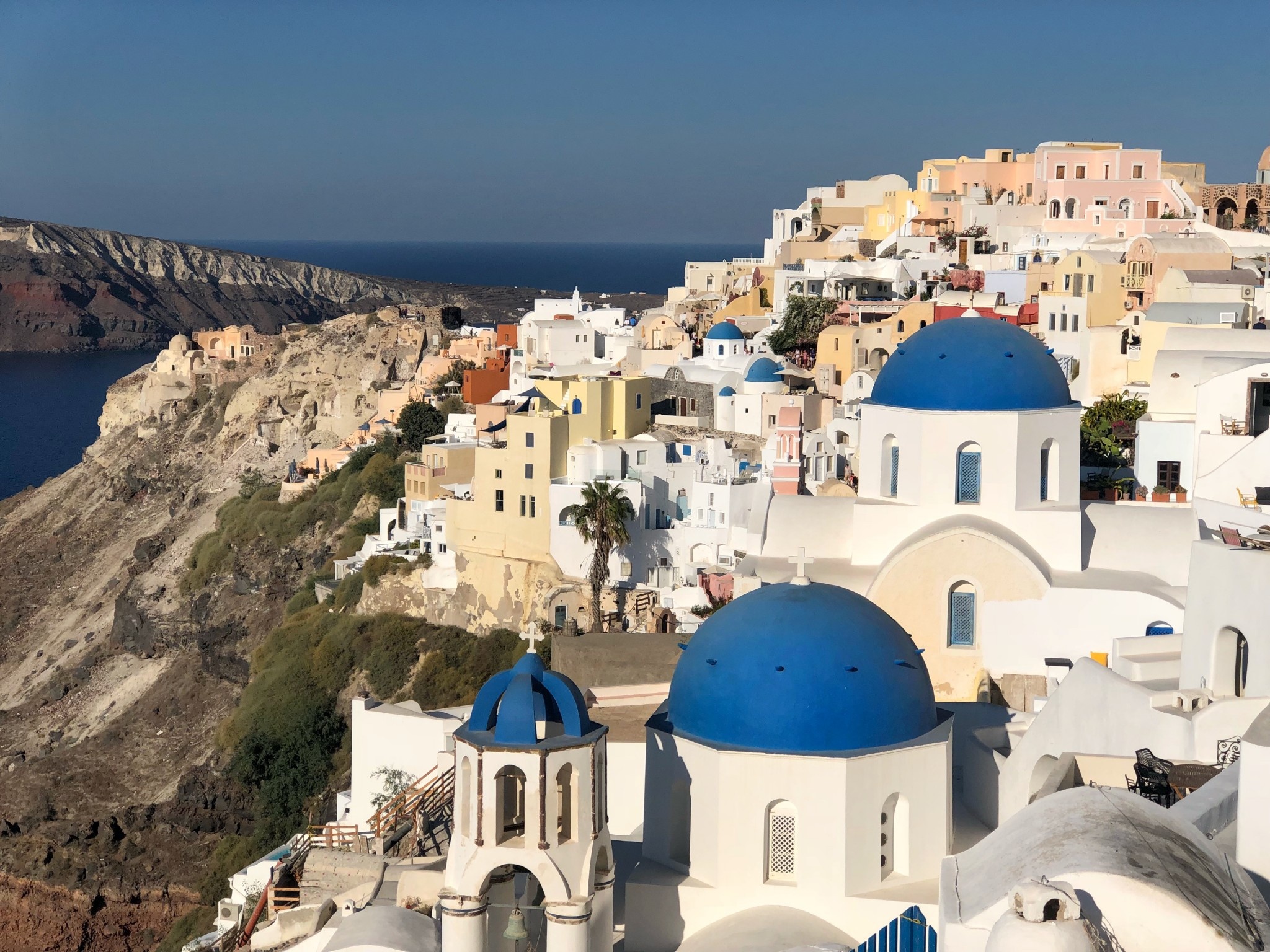 Blue Domes of Oia, Instagrammable spots, Santorini, Travels, 2050x1540 HD Desktop