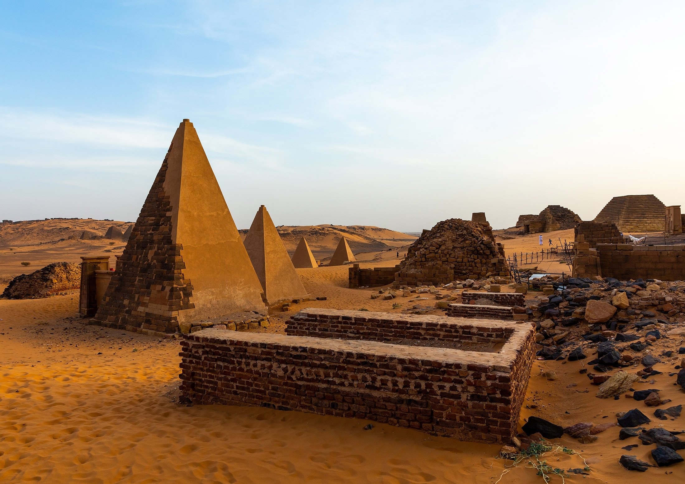 Forgotten Nubian pyramids, Sudan's hidden gems, Architectural history, Cultural treasures, 2200x1560 HD Desktop