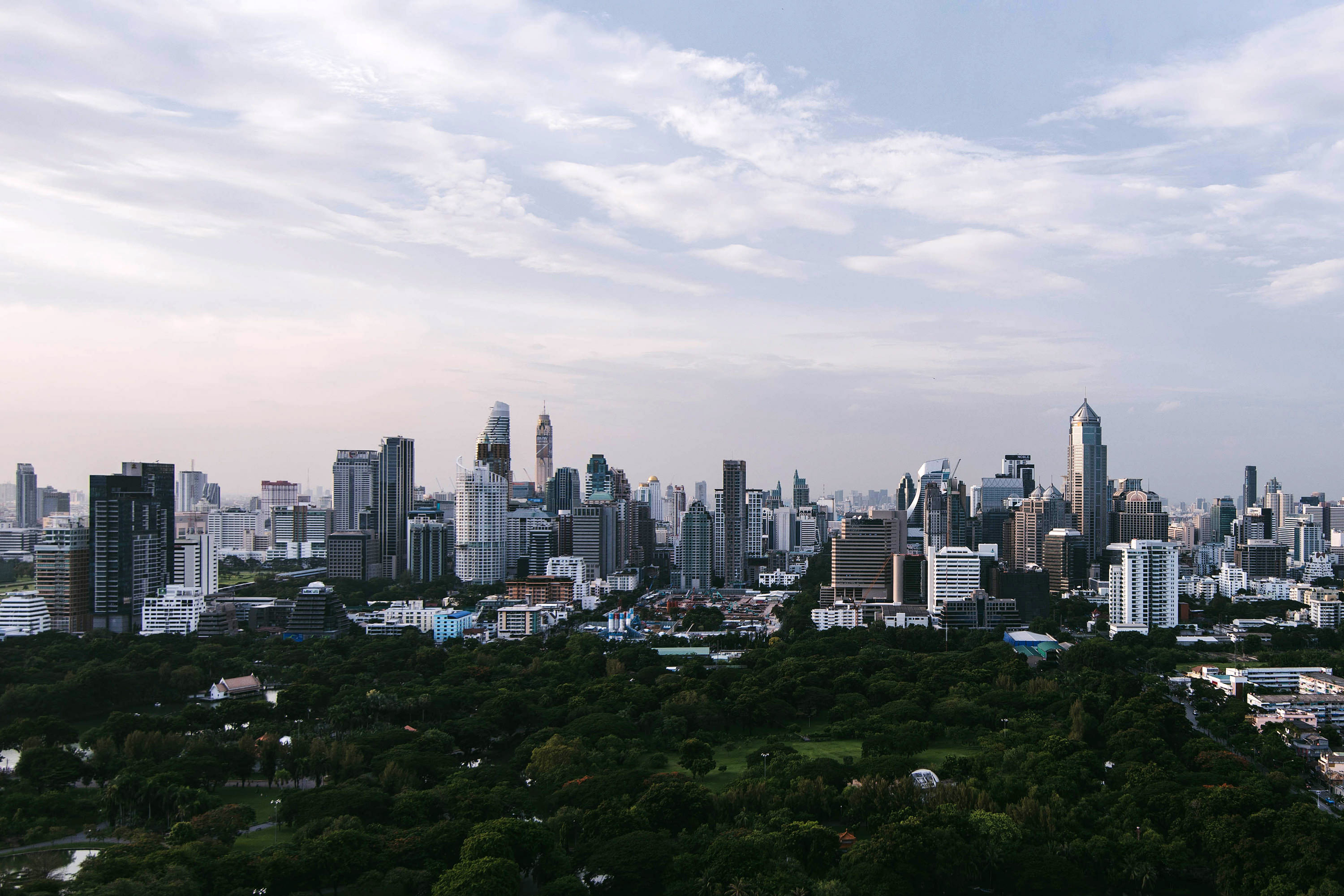 Bangkok skyline, Thailand image, Public domain photo, 3000x2010 HD Desktop