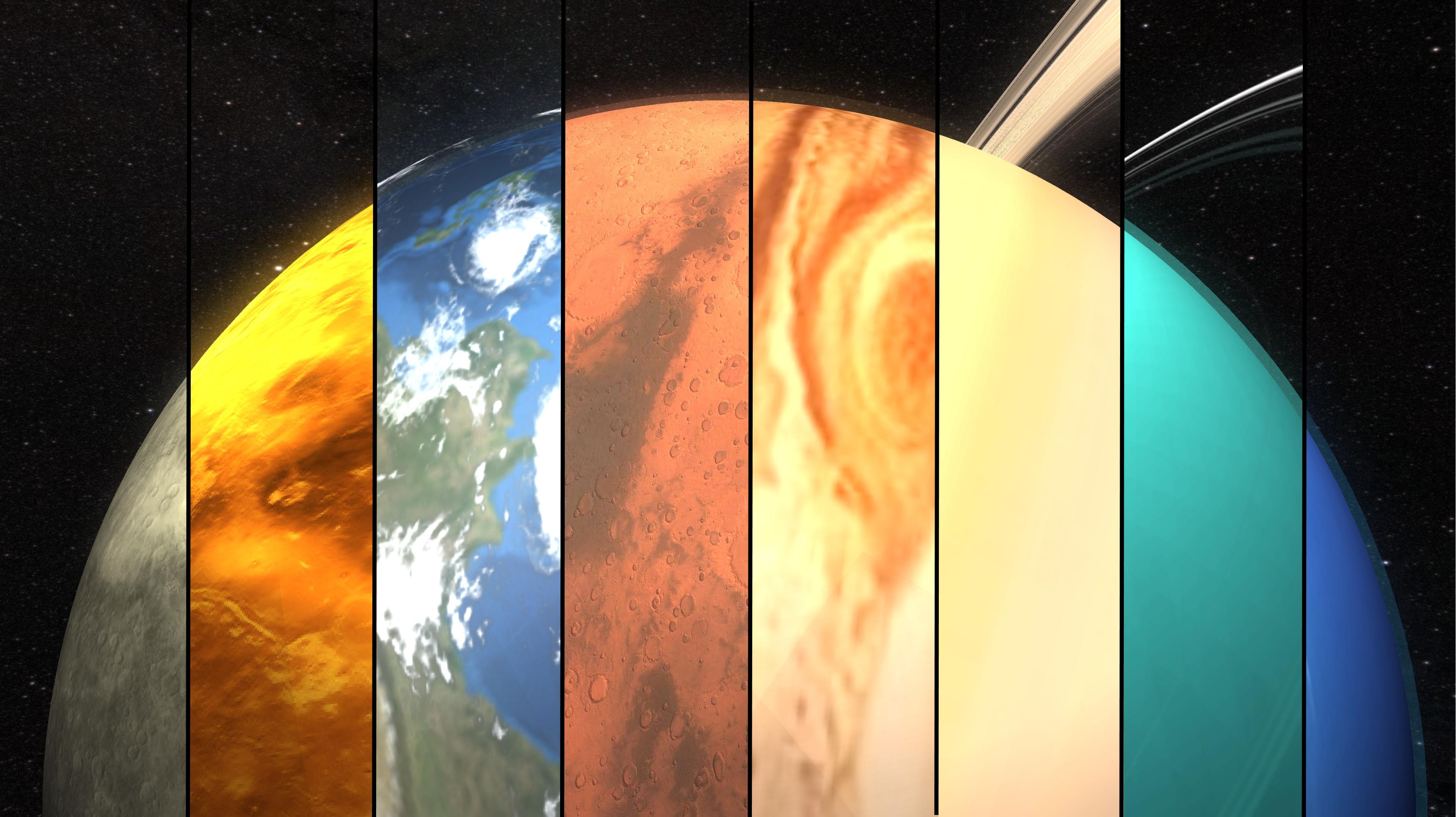 9 Planets, Planet laptop wallpapers, 3840x2160 HD Desktop