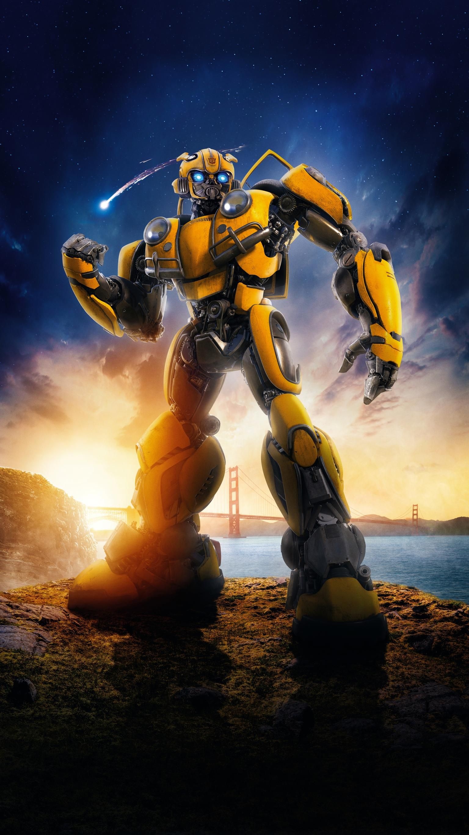 Bumblebee (Transformers), 2018 phone wallpaper, Movie fan art, Transforming robot, 1540x2740 HD Handy