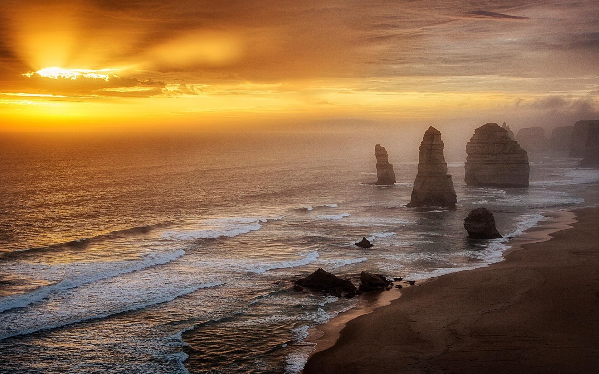 Earth, Sunset, Rock, Australia, 1920x1200 HD Desktop