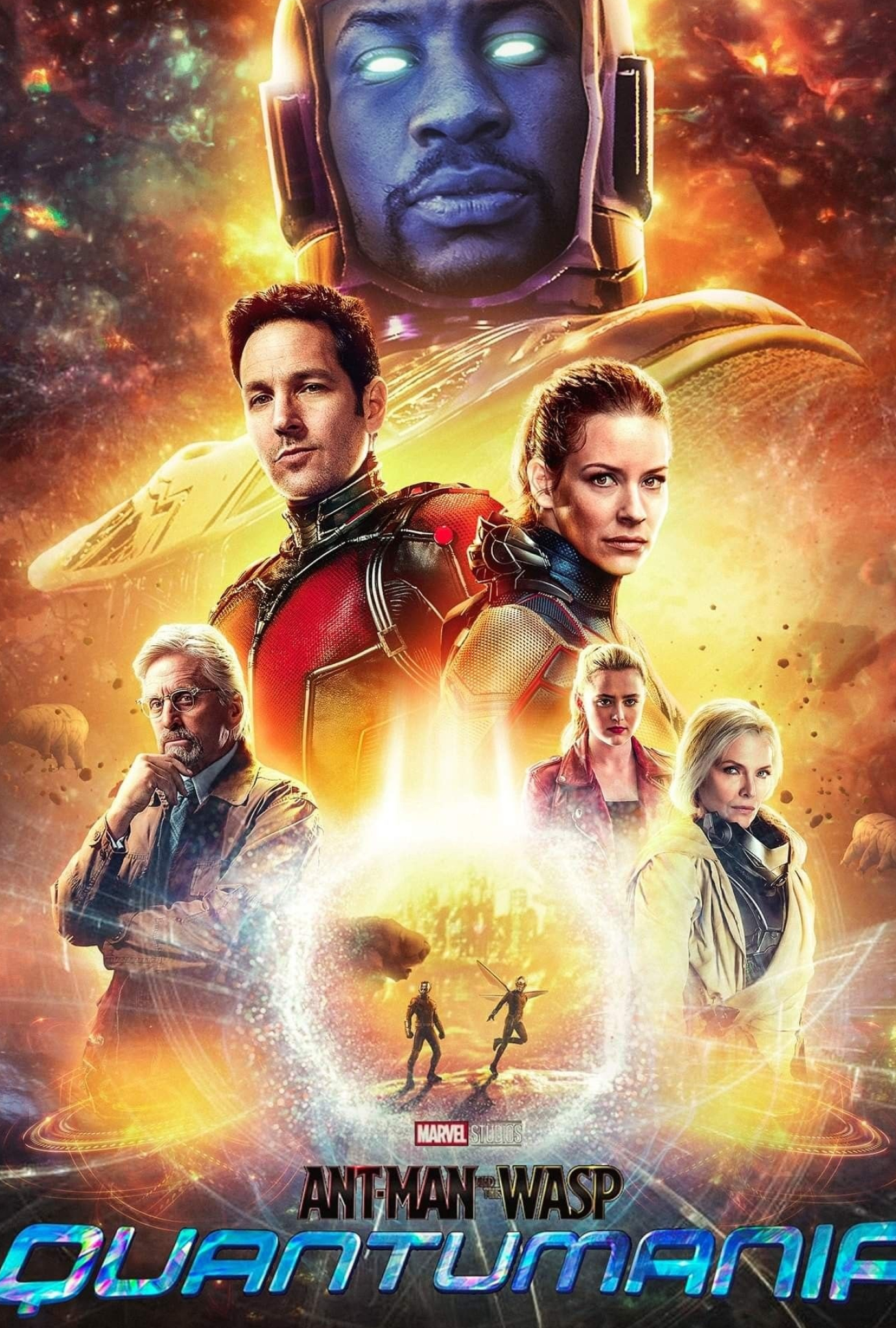 Ant-Man and the Wasp: Quantumania: The film directed by Peyton Reed, A screenplay by Jeff Loveness. 1390x2050 HD Background.