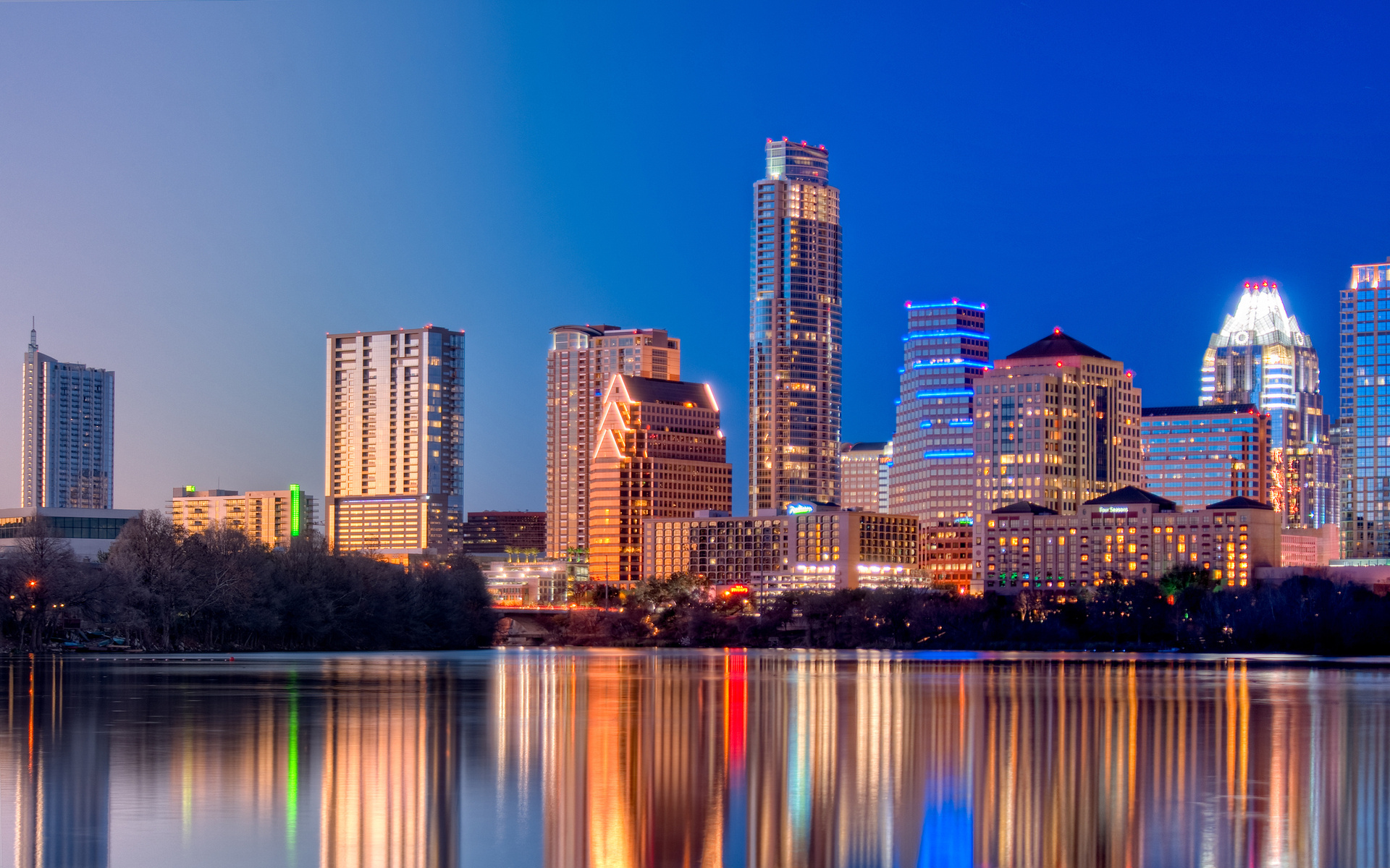 Texas: An independent nation from 1836 to 1845, Austin, Architecture. 1920x1200 HD Background.