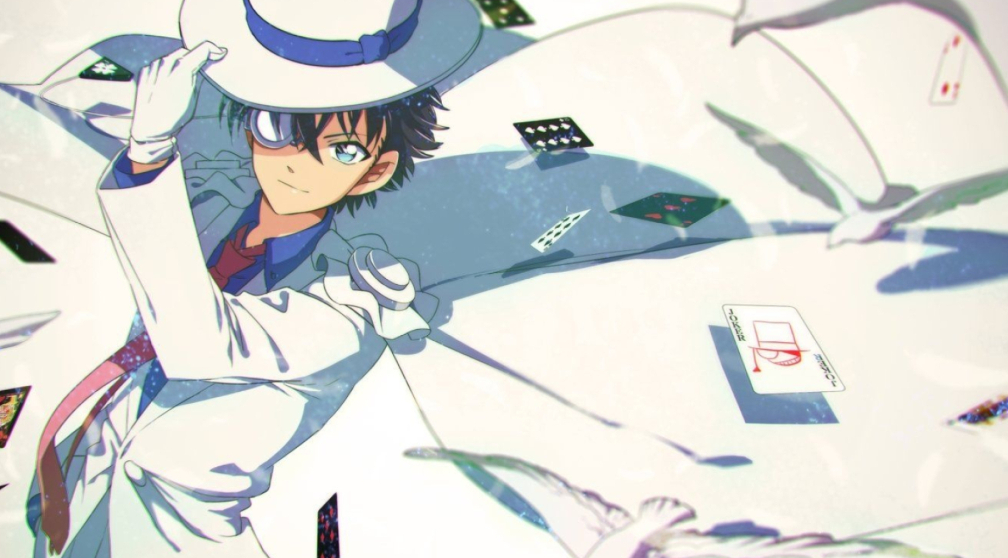 Magic Kaito anime, Intriguing character, Fun and thrilling storyline, Fascinating tricks, 2000x1110 HD Desktop