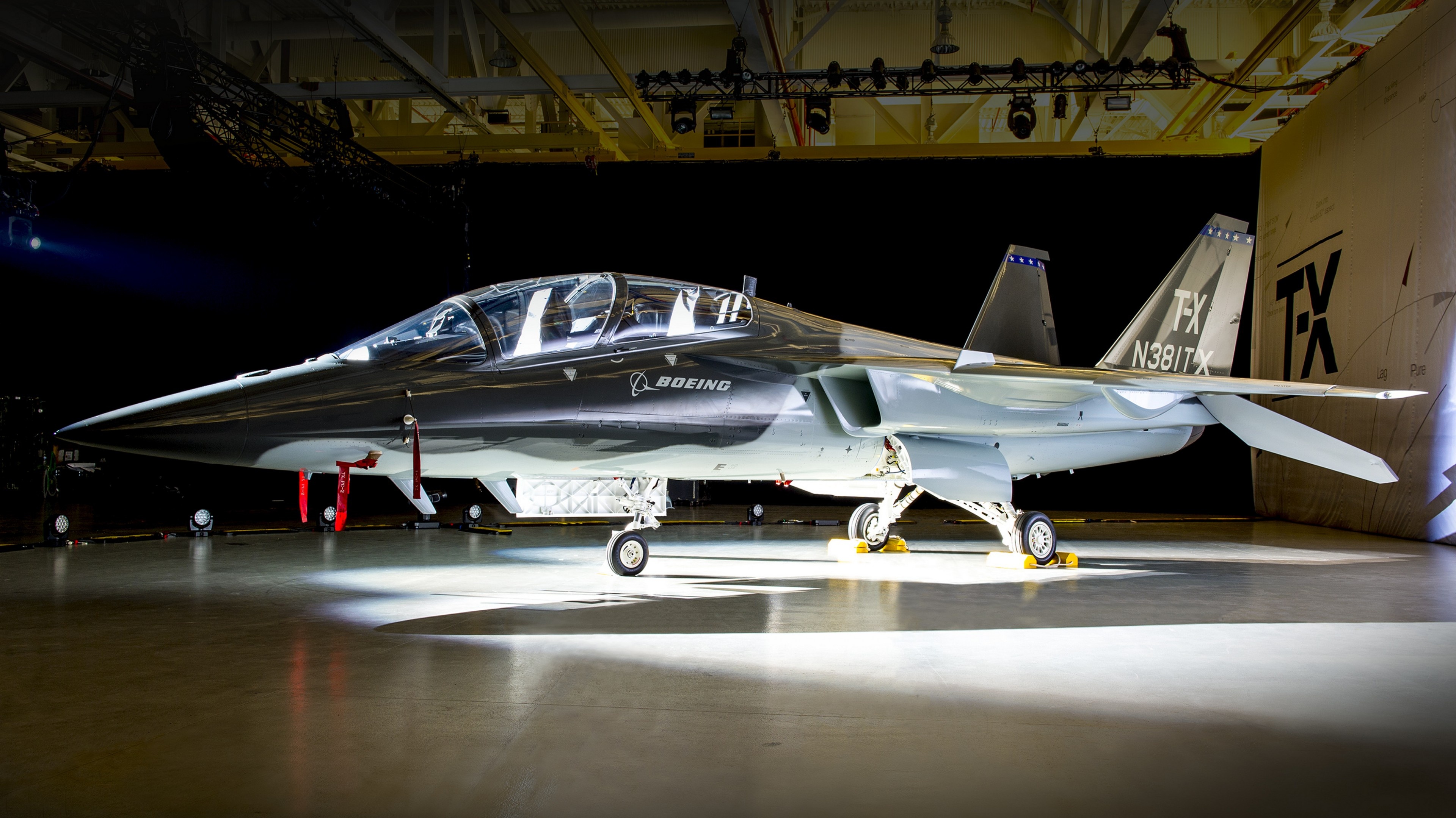 Saab Airplane, Boeing T-X fighter aircraft, Cutting-edge military planes, 3840x2160 4K Desktop