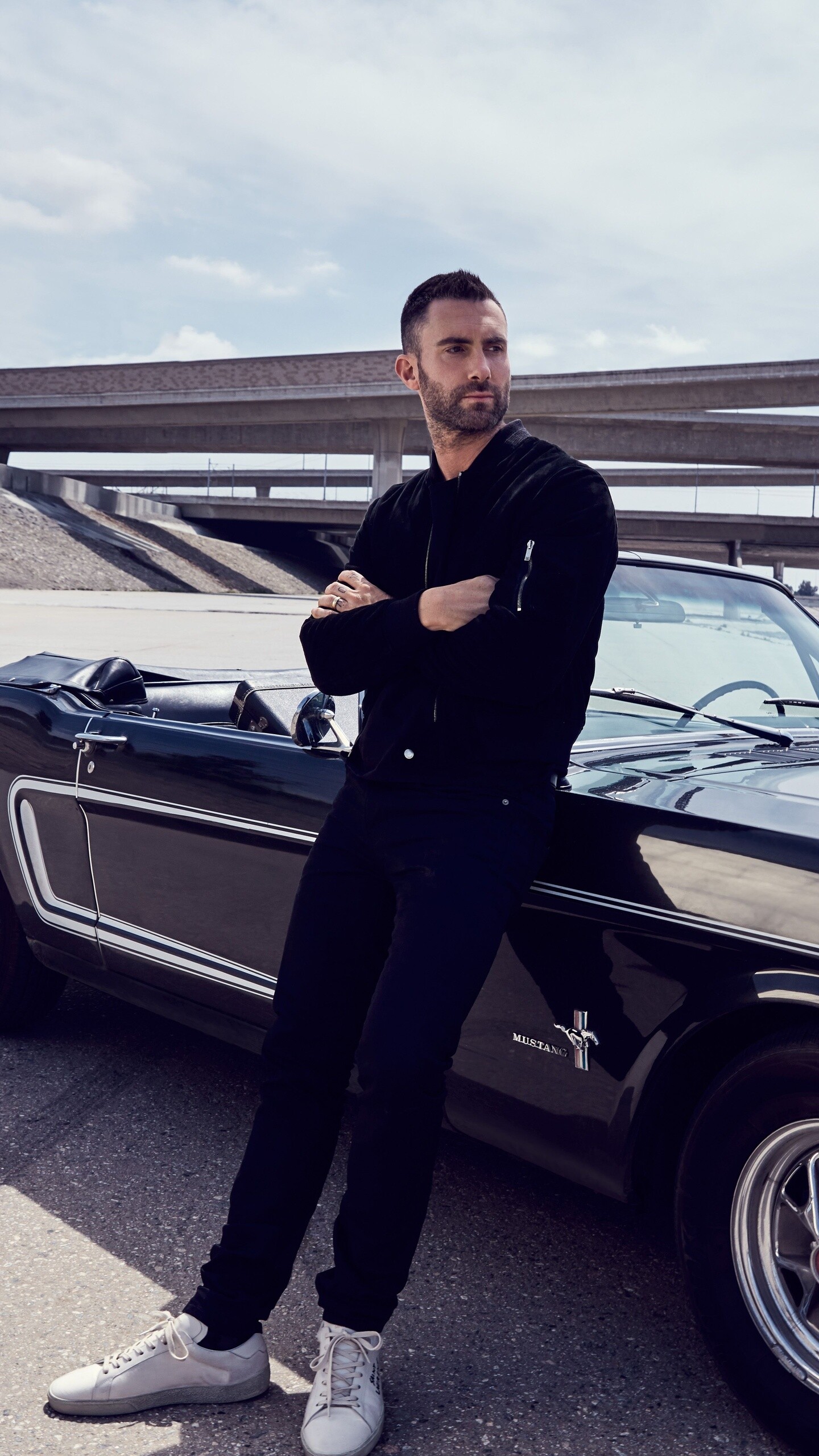 Adam Levine, Vogue 2018 photoshoot, High-resolution wallpapers, Stylish icon, 1440x2560 HD Phone