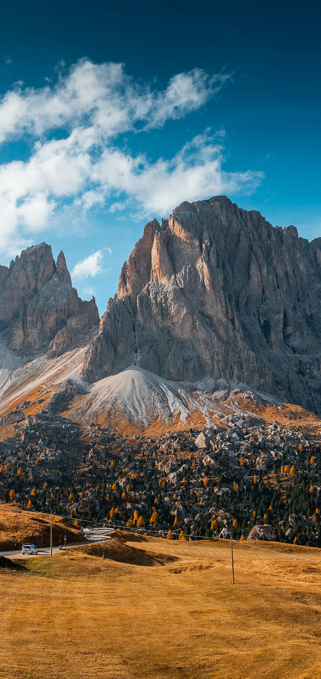 Mountain: Dolomite Alps, A range located in northeastern Italy, Back country. 1080x2280 HD Wallpaper.