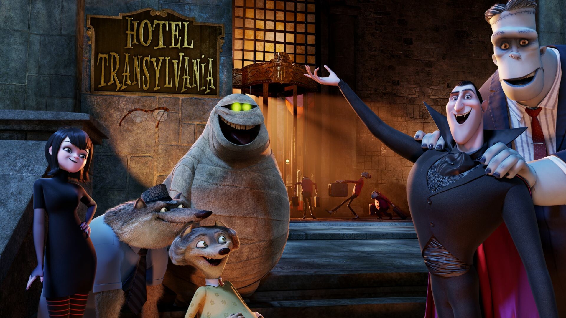 Hotel Transylvania: Transformania: Transformania, The fourth and final movie of the franchise. 1920x1080 Full HD Background.