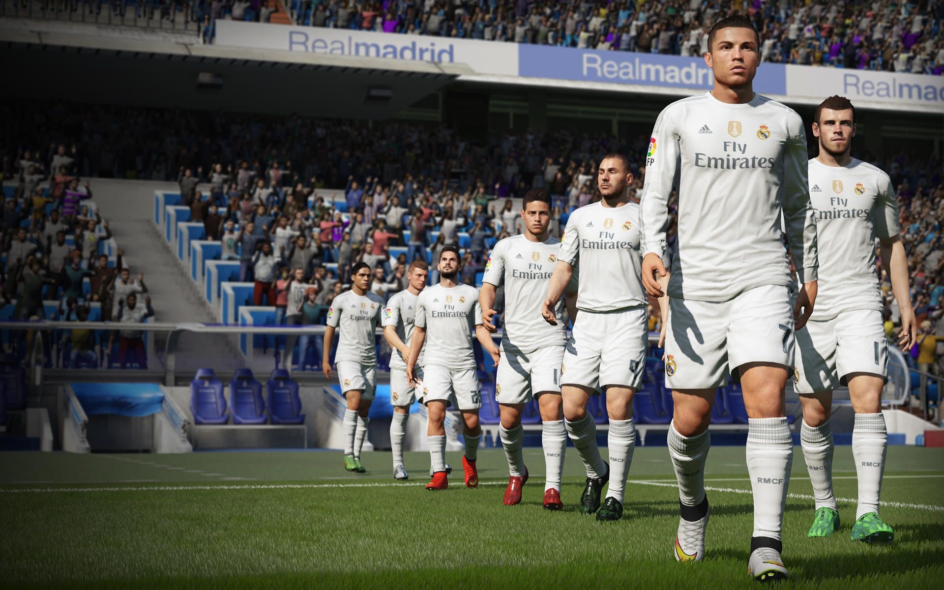FIFA Soccer (Game): One of the most popular football simulation video games of all times, Real Madrid. 1920x1200 HD Wallpaper.