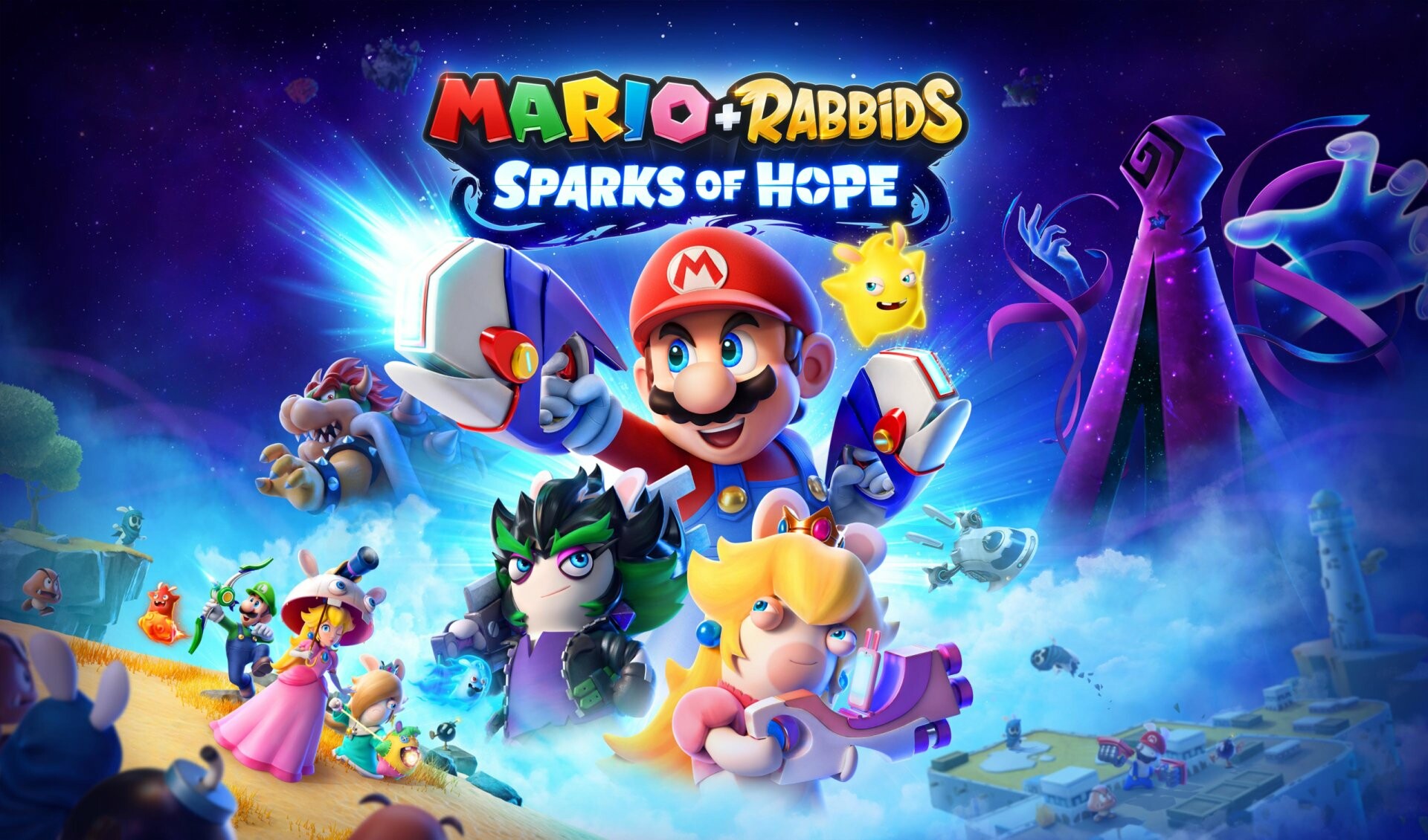 Mario + Rabbids, Sparks of Hope, HD wallpapers, Action-packed gameplay, 1920x1130 HD Desktop