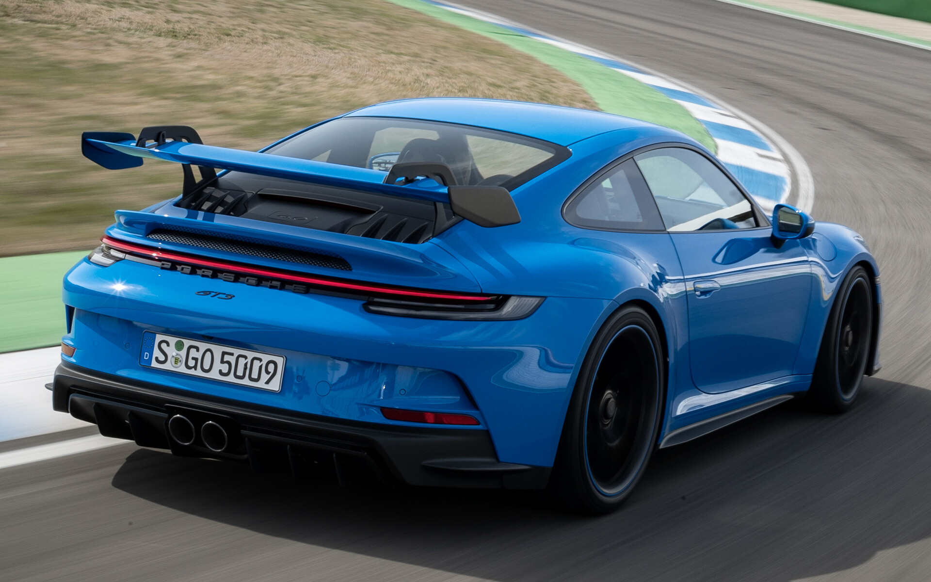 Porsche: 2021, 911 GT3, Six-speed manual and seven-speed PDK transmission. 1920x1200 HD Wallpaper.