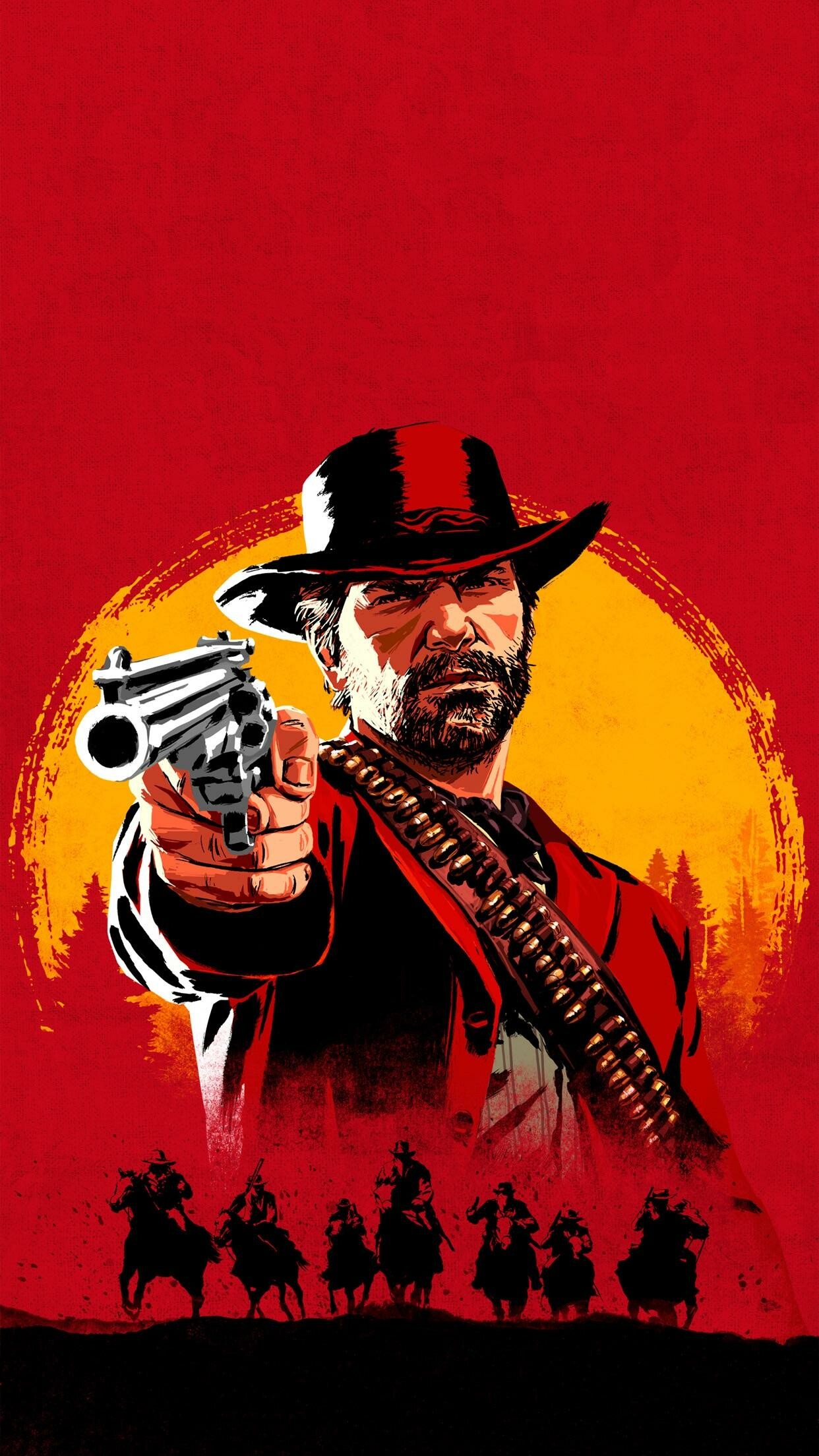 Red Dead Redemption: RDR2, Action, Adventure, Character, Game, Arthur Morgan. 1250x2210 HD Wallpaper.