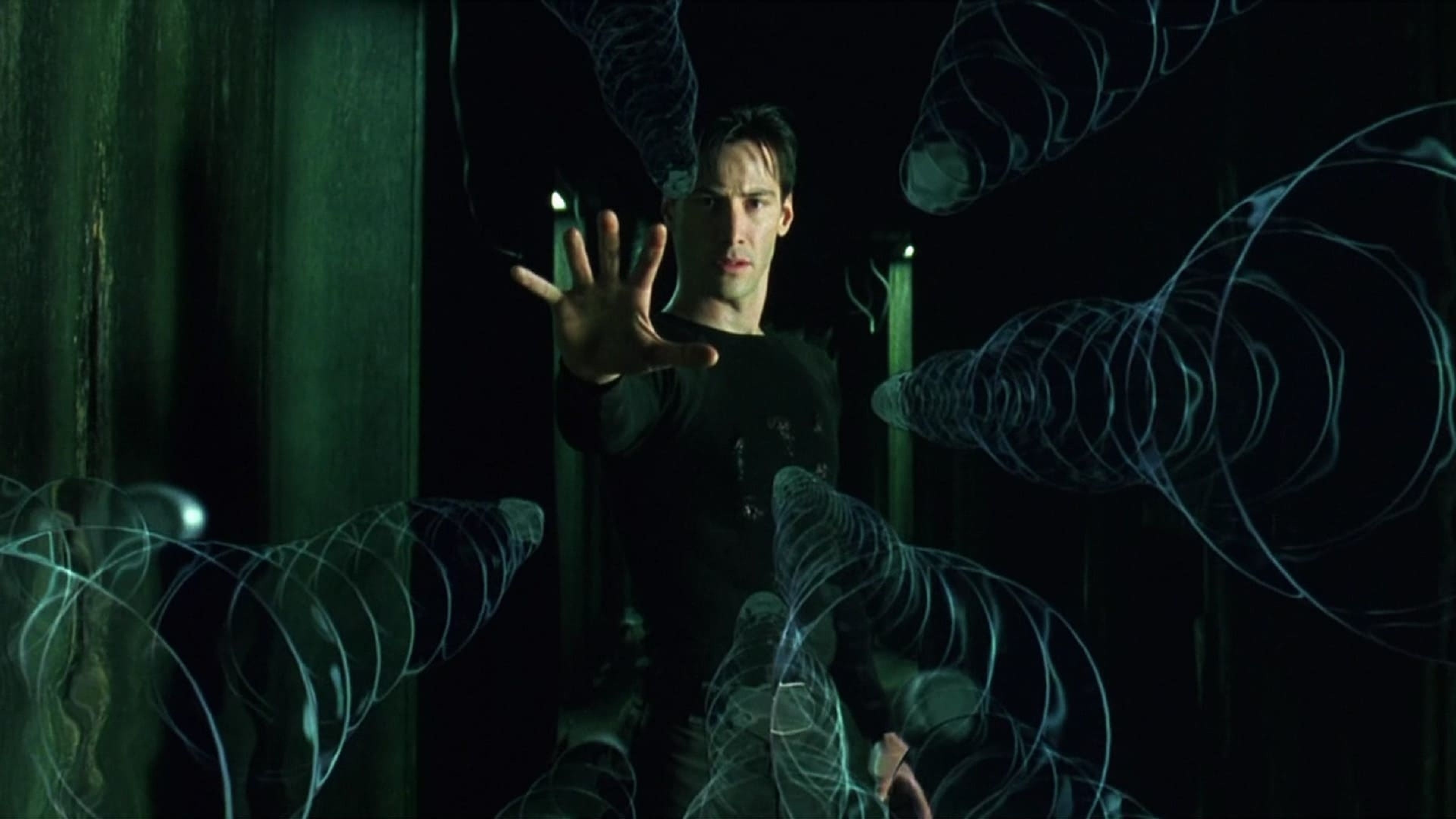 The Matrix: Keanu Reeves as Neo, A computer programmer. 3840x2160 4K Wallpaper.