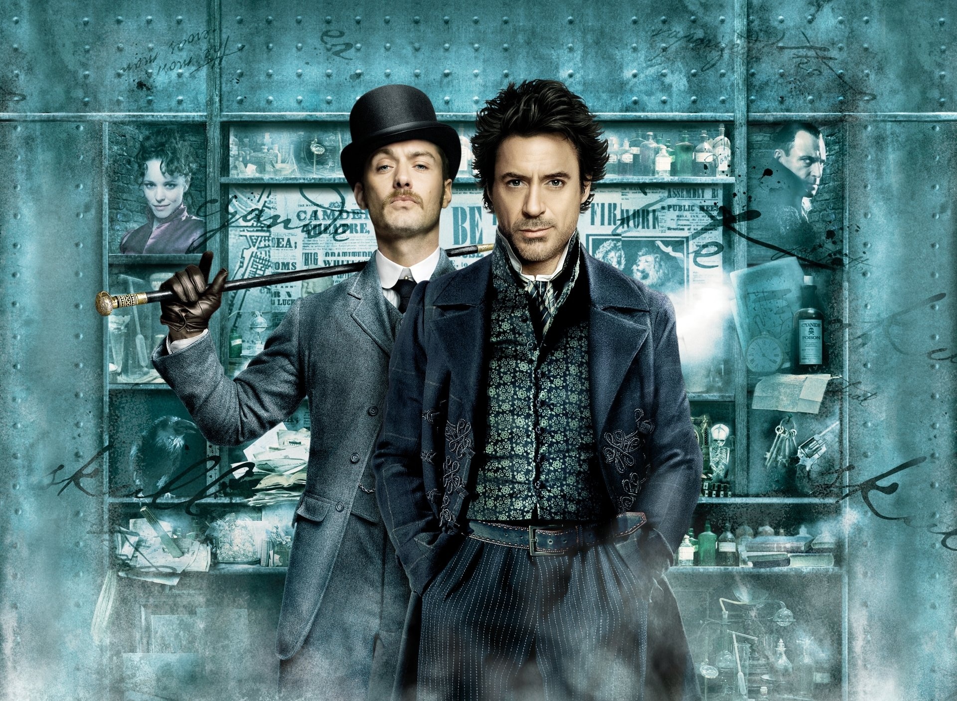 Sherlock Holmes, Captivating visuals, Enigmatic atmosphere, Brilliant deduction, 1920x1410 HD Desktop