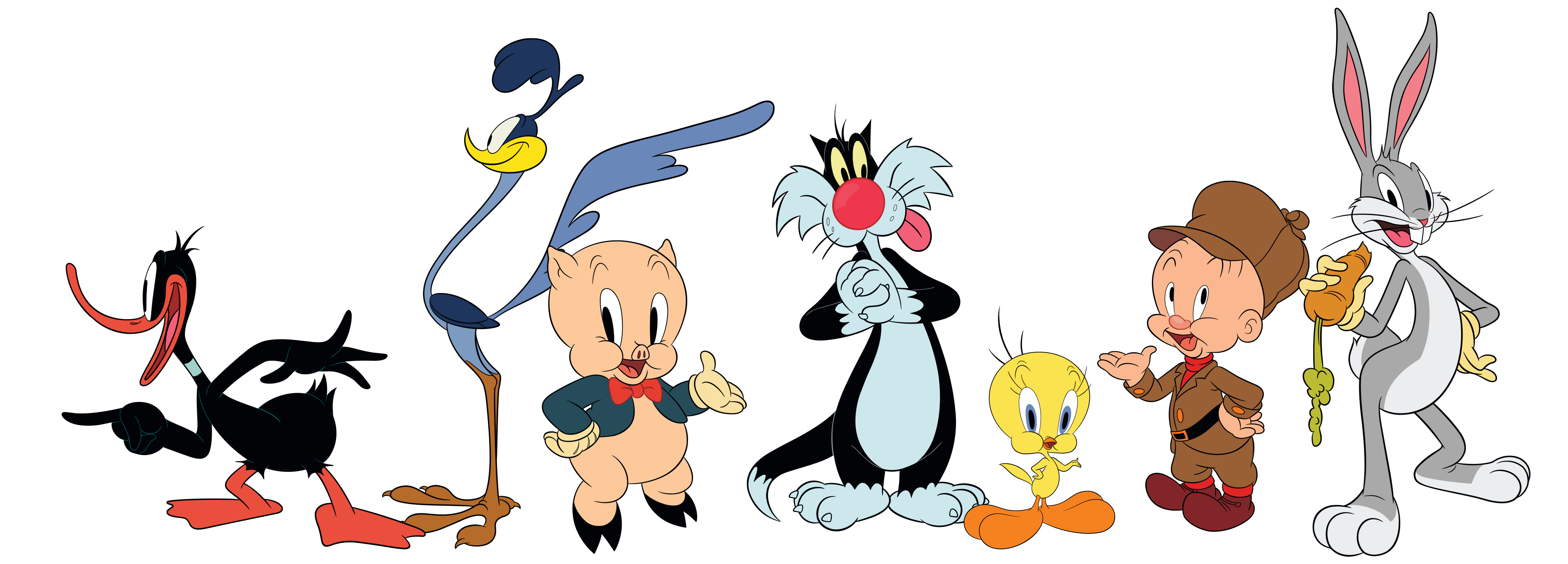 Looney Tunes cartoons, Games, Videos, Downloads, 3840x1390 Dual Screen Desktop